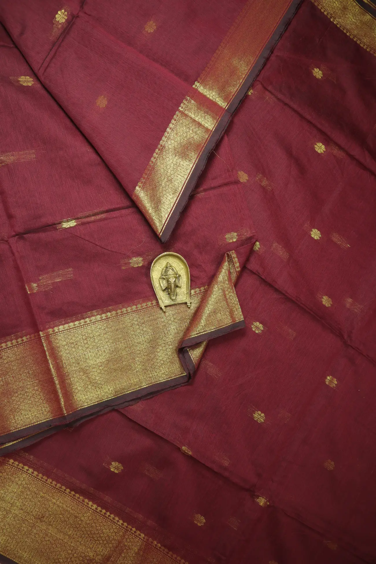 maroon-flower-bengal-saree-kh002006-a