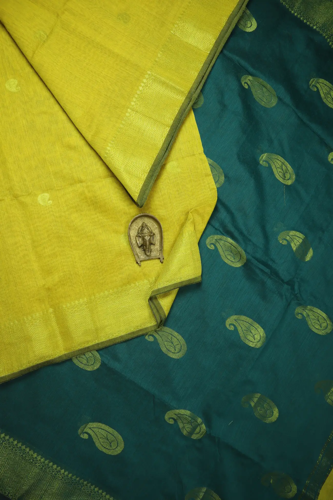yellow-mango-bengal-saree-kh002023-a