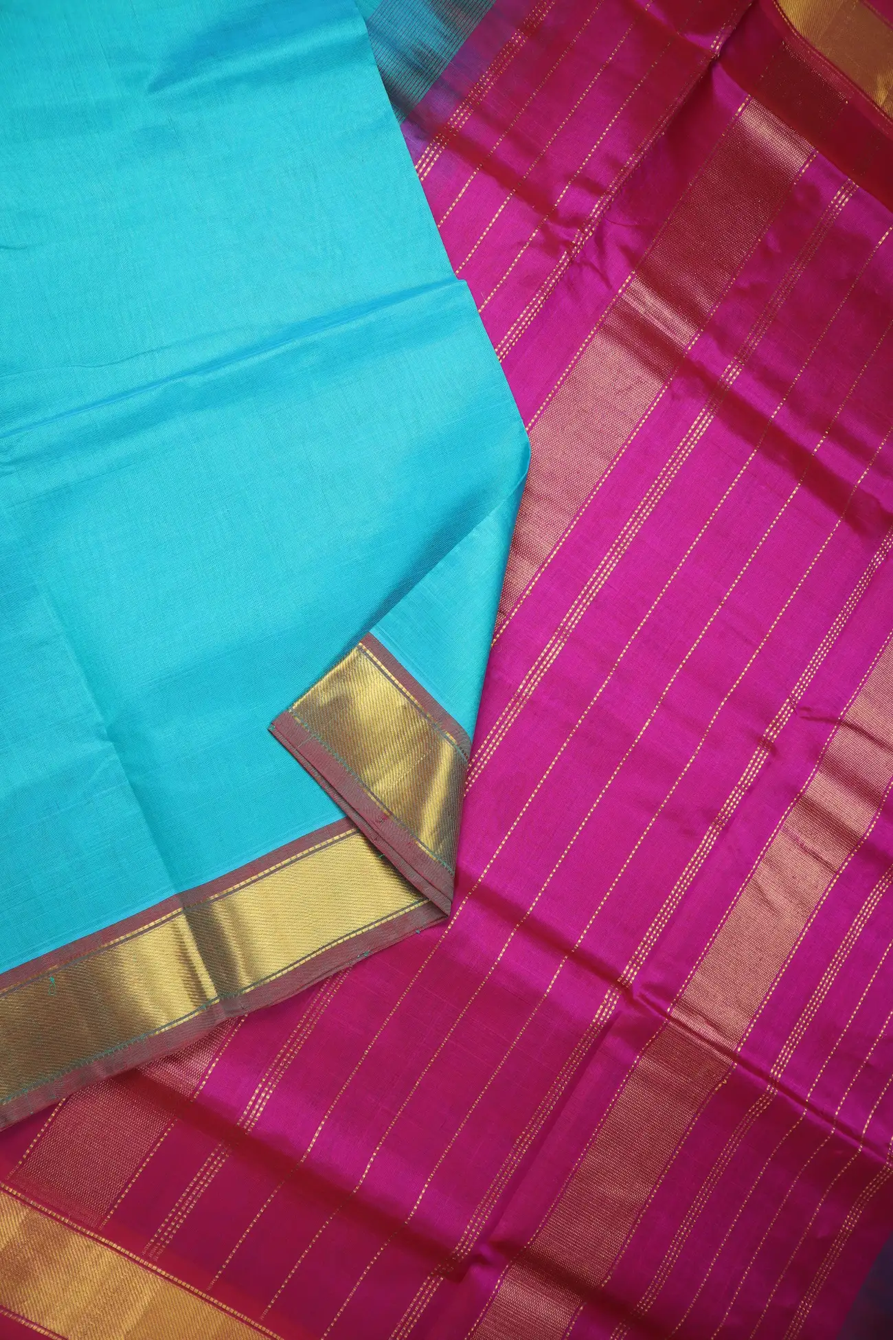 teal-bavanji-border-silk-cotton-saree-sc002989-b