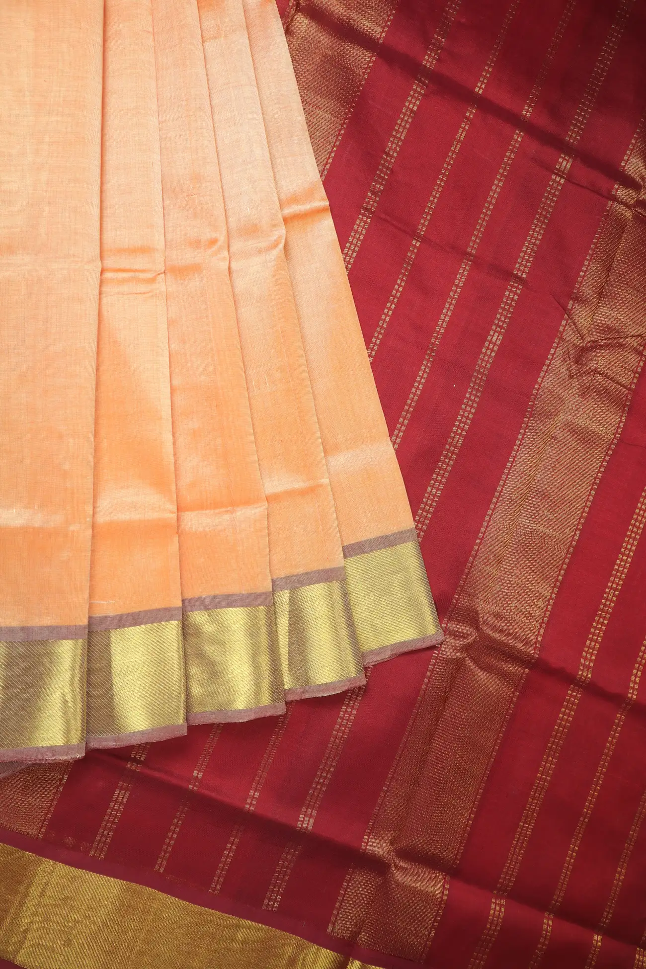light-salmon-bavanji-border-silk-cotton-saree-sc002993-a