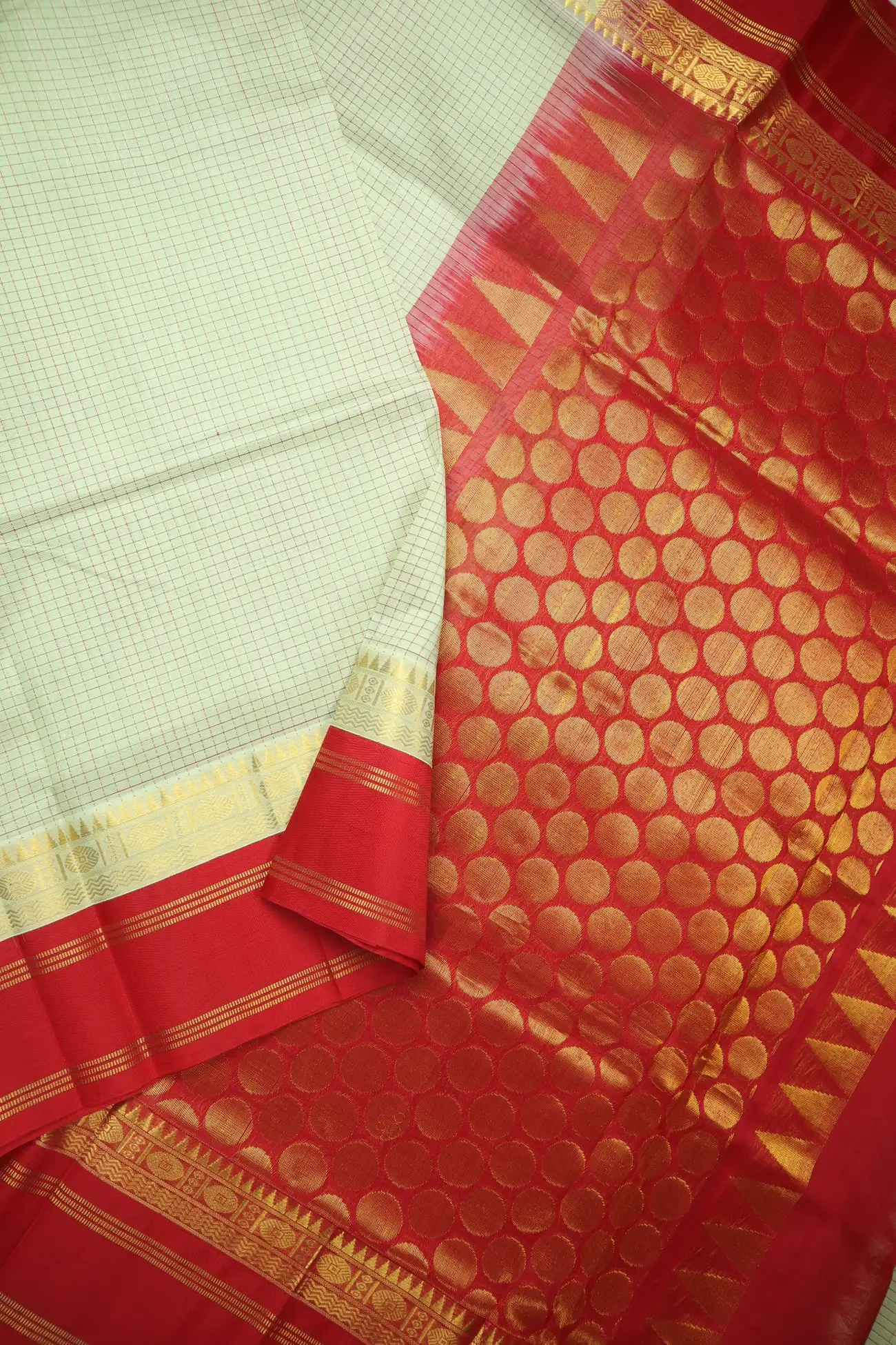 pista-green-ruthratcham-checked-silk-cotton-saree-sc003004-b