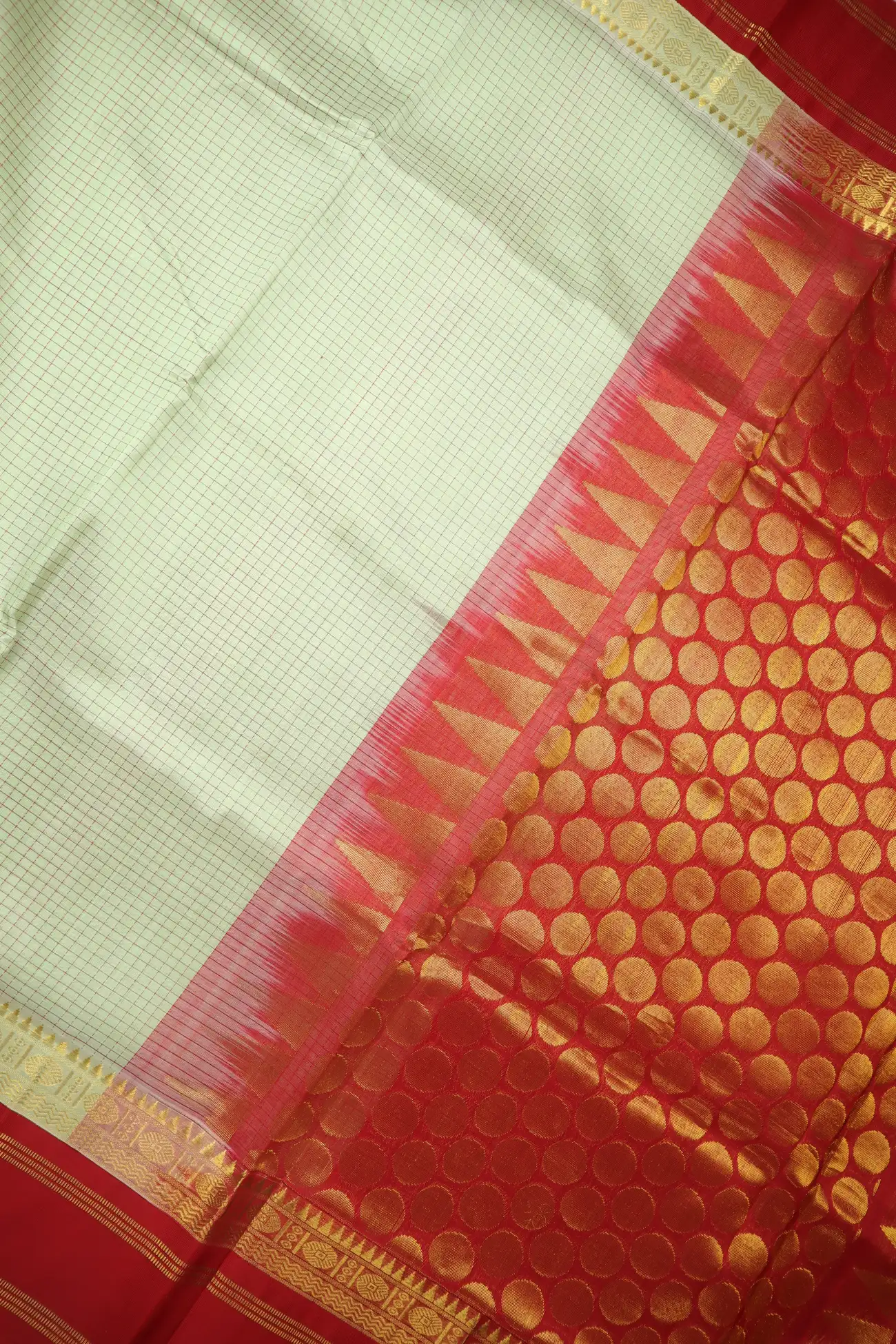 pista-green-ruthratcham-checked-silk-cotton-saree-sc003004-c