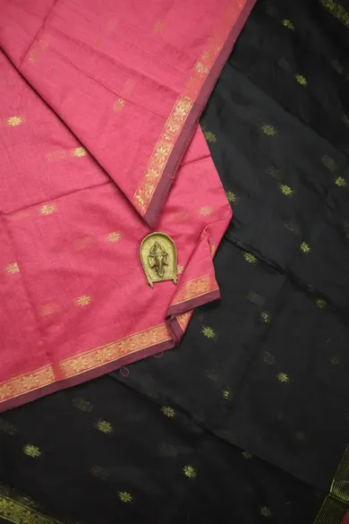 peach-puff-flower-bengal-saree-kh002020-a