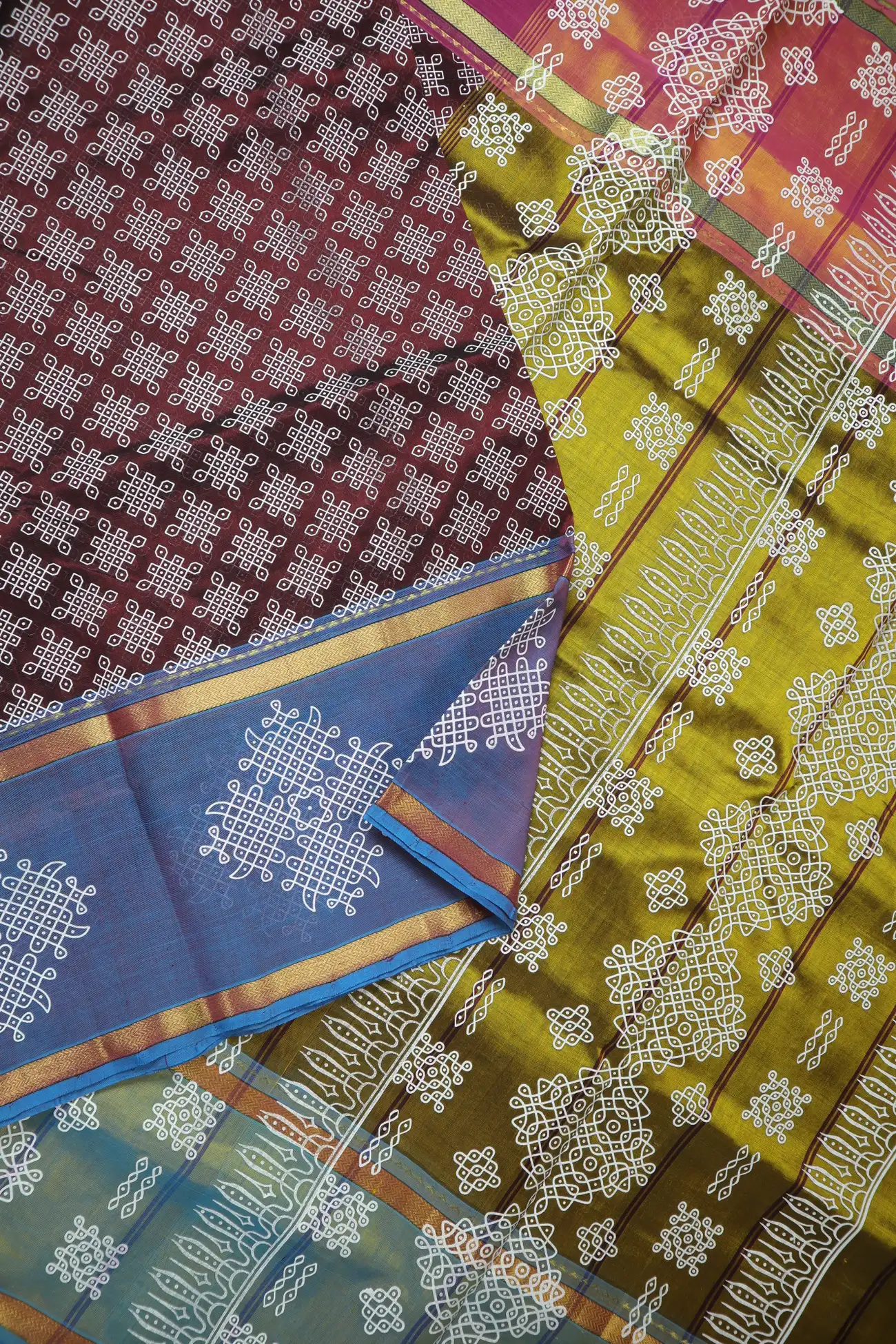 dark-maroon-kolam-kanchi-silk-cotton-saree-sc003019-b