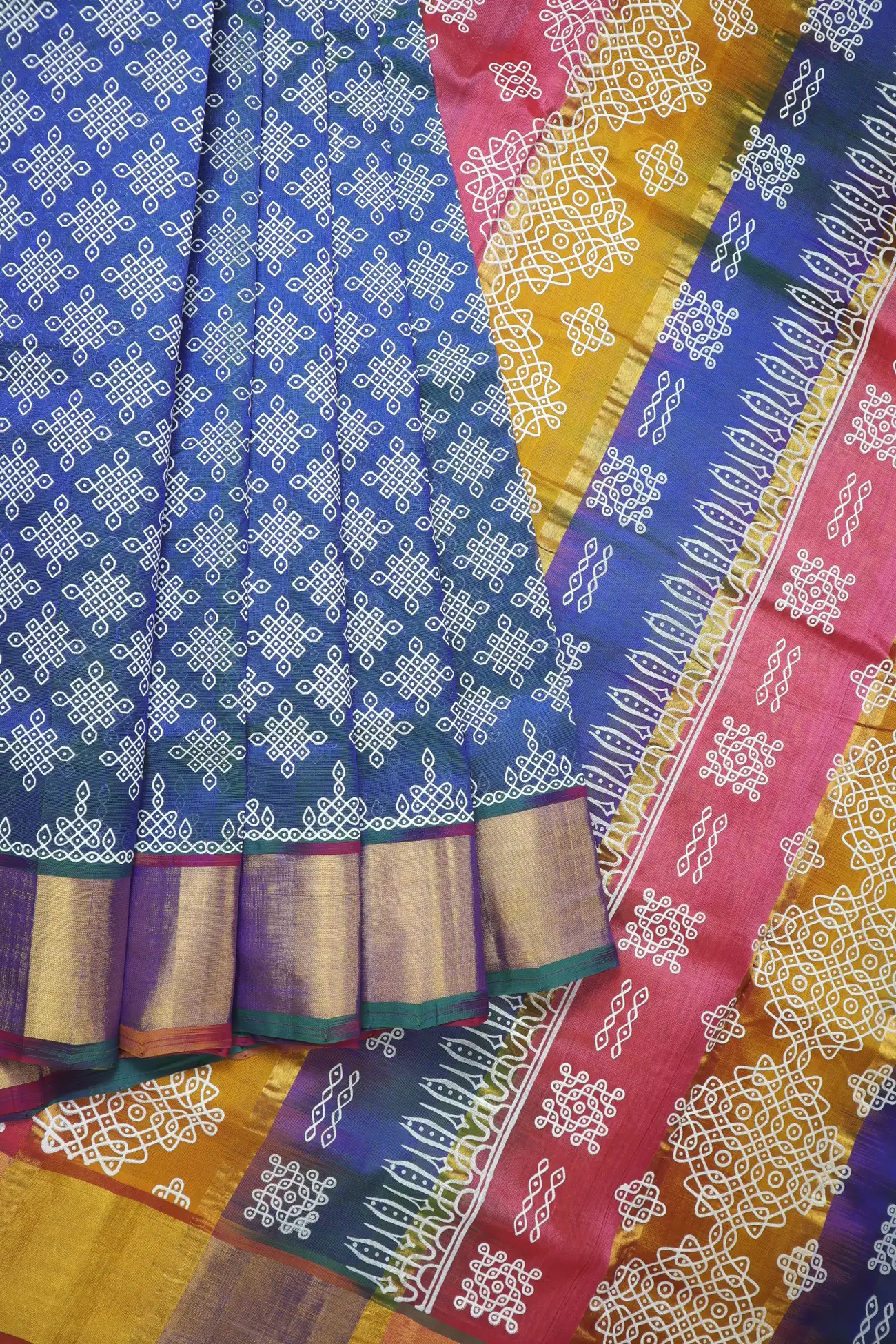 peacock-blue-kolam-kanchi-silk-cotton-saree-sc003014-a