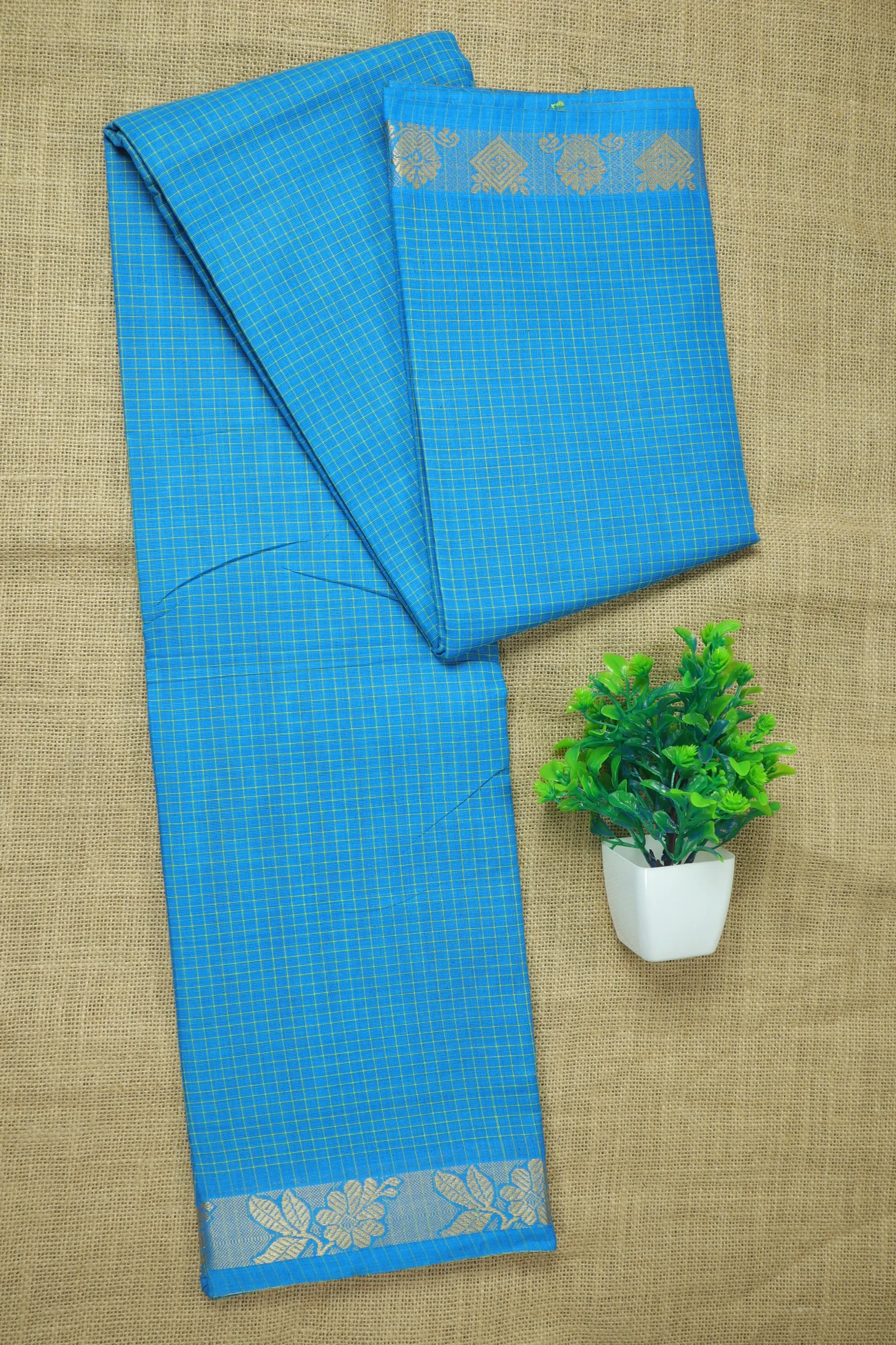blue-flower-checked-saree-ck002753-a