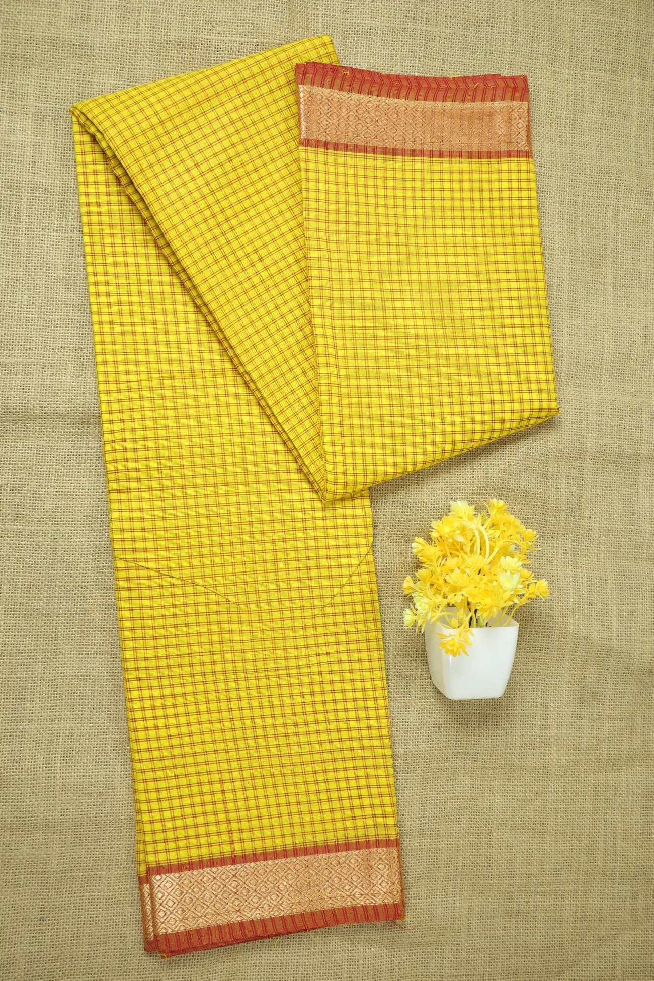 yellow-diamoned-checked-saree-ck002731-a