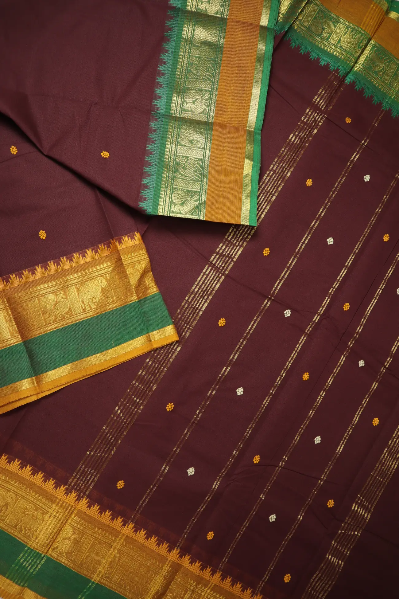 coffee-brown-elephant-peacock-grand-chettinad-saree-gc002468-b