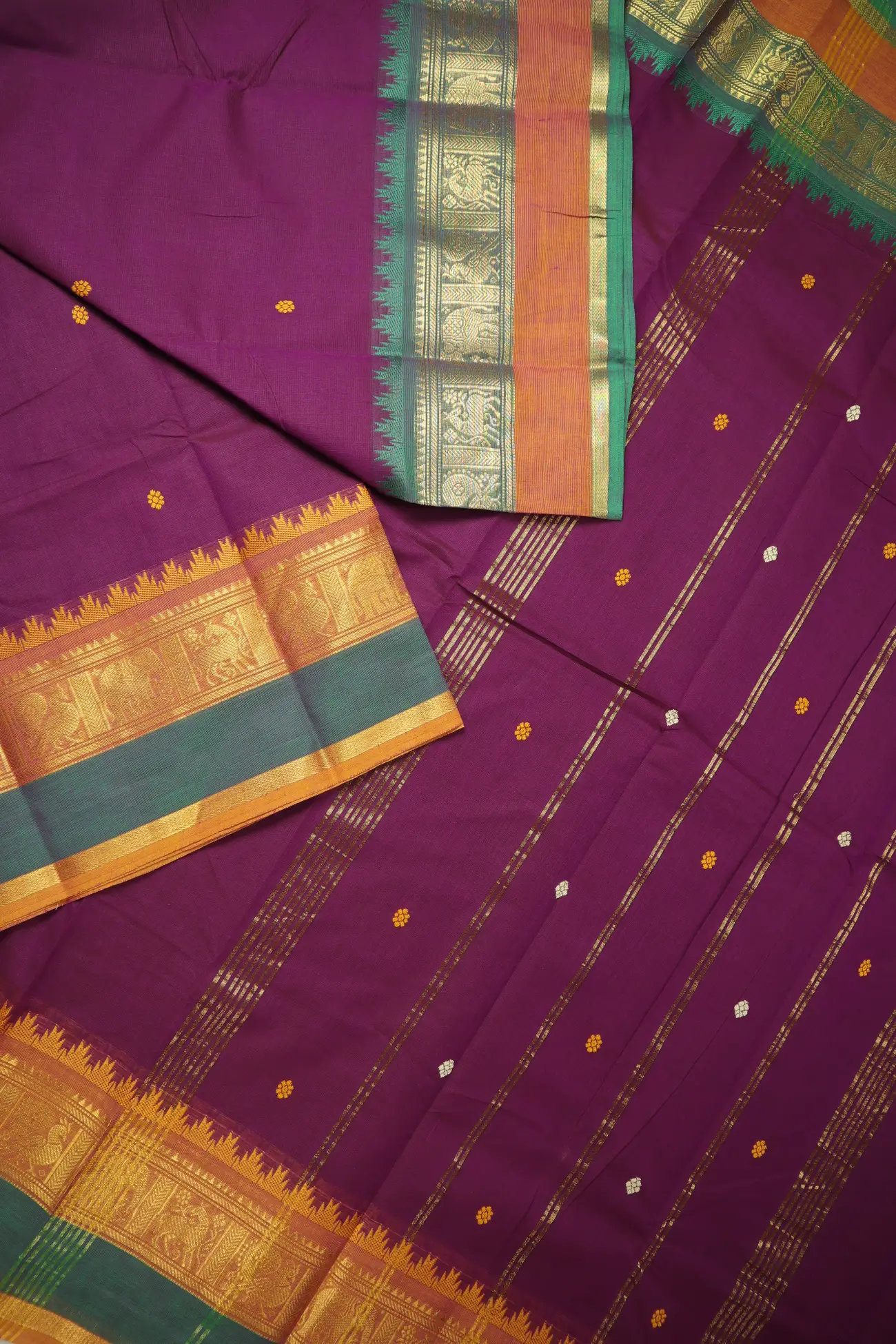 magenta-elephant-peacock-grand-chettinad-saree-gc002467-b