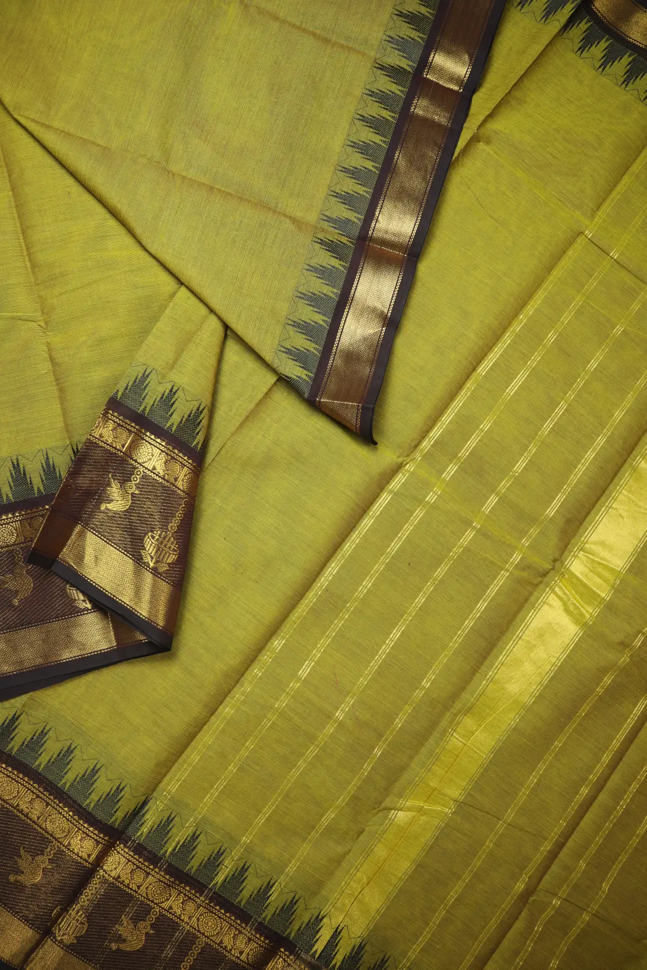 khaki-peacock-grand-chettinad-saree-gc002446-b