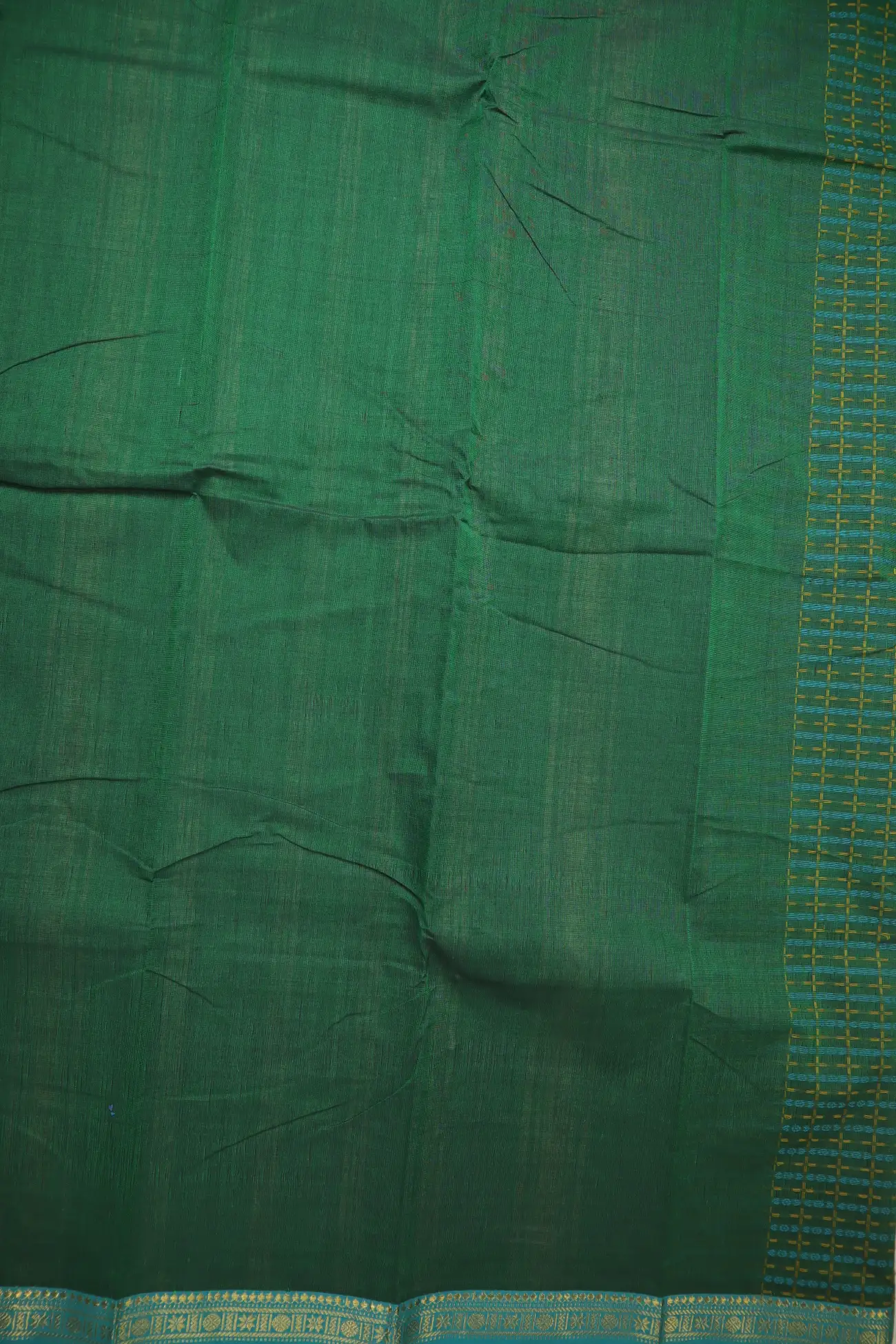dark-green-plus-checked-kanchi-cotton-saree-uu005515-d