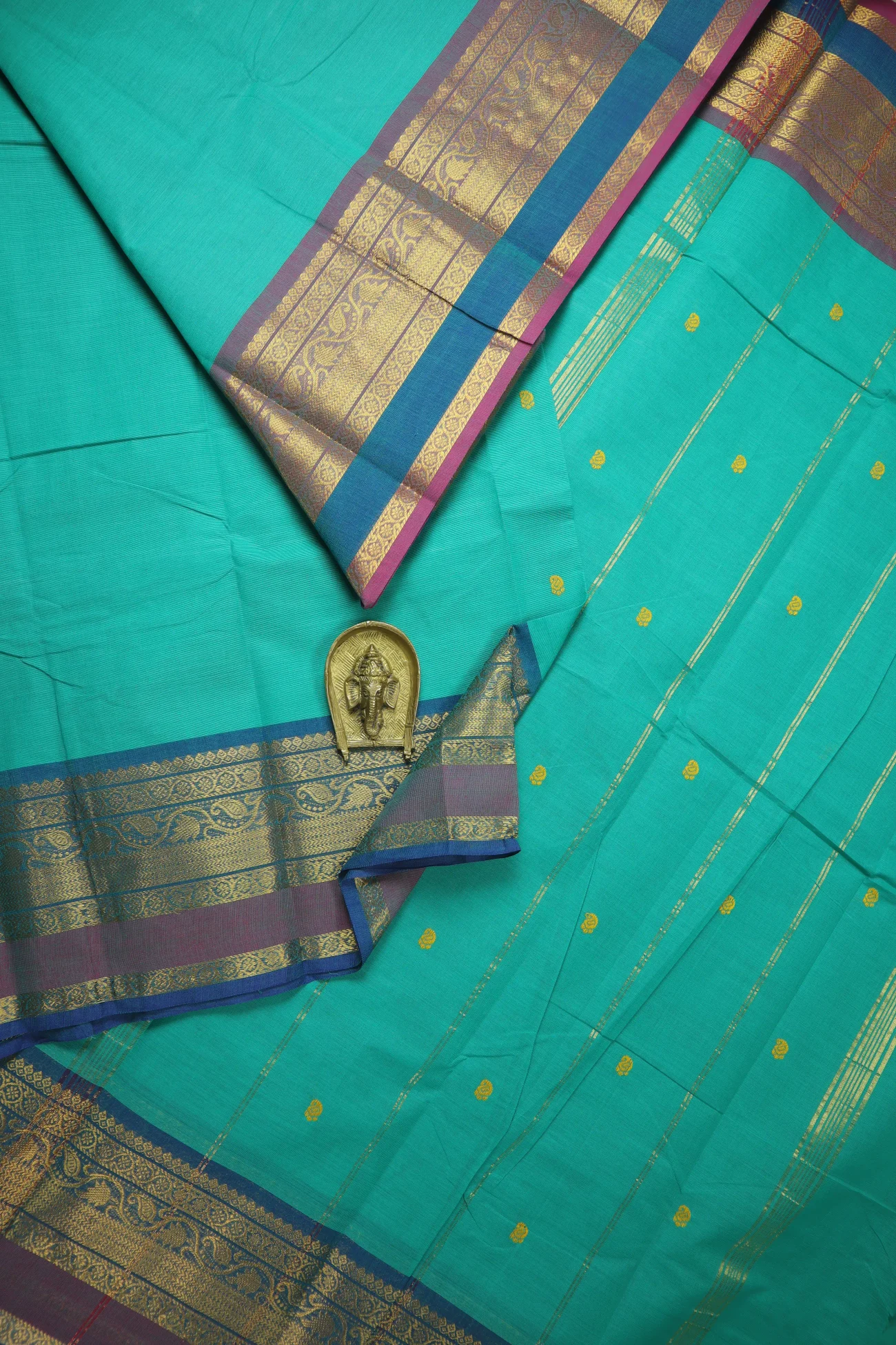 turquoise-flower-grand-chettinad-saree-gc002490-a