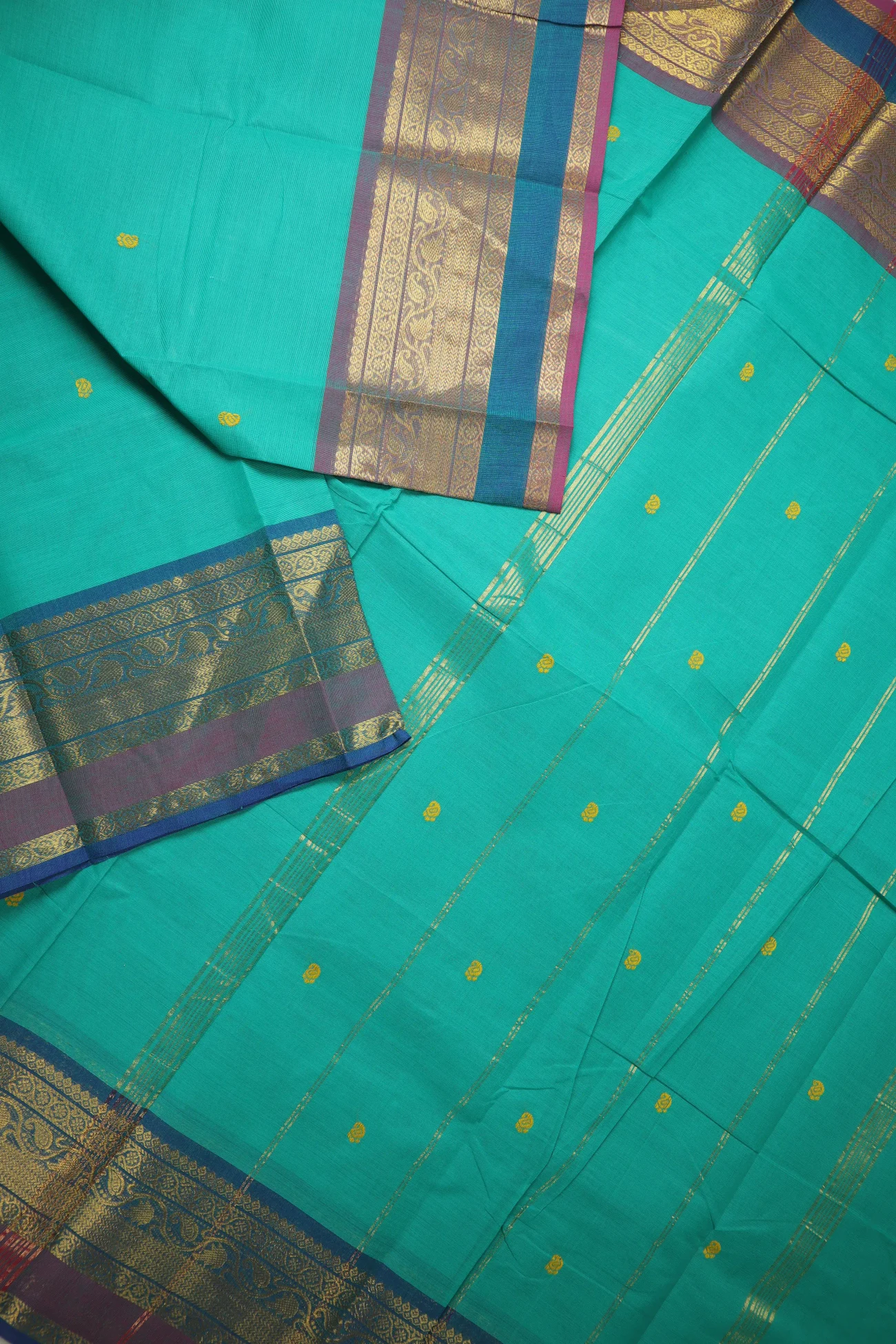 turquoise-flower-grand-chettinad-saree-gc002490-b