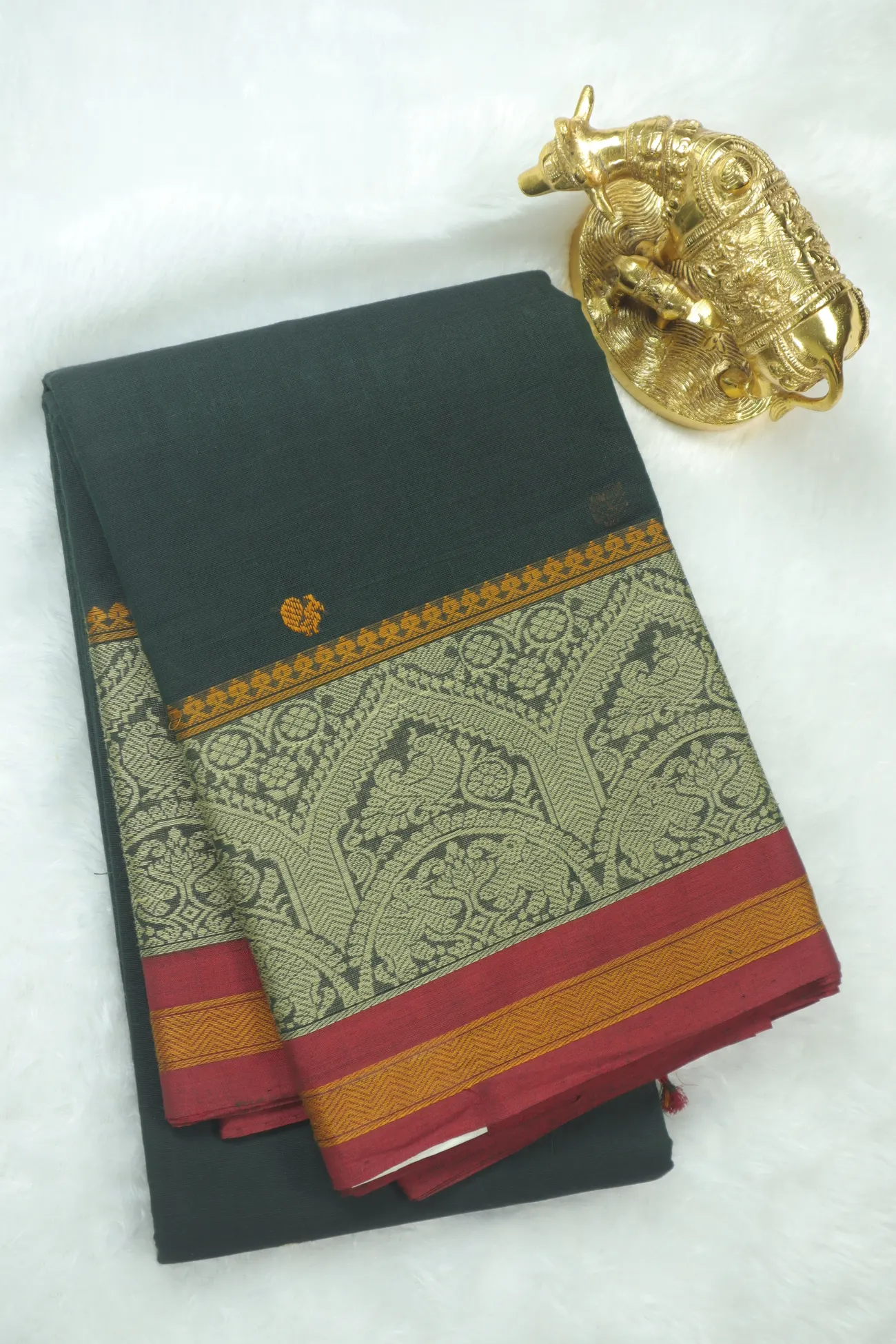 dark-green-peacock-kanchi-cotton-sarees-uu003769-a
