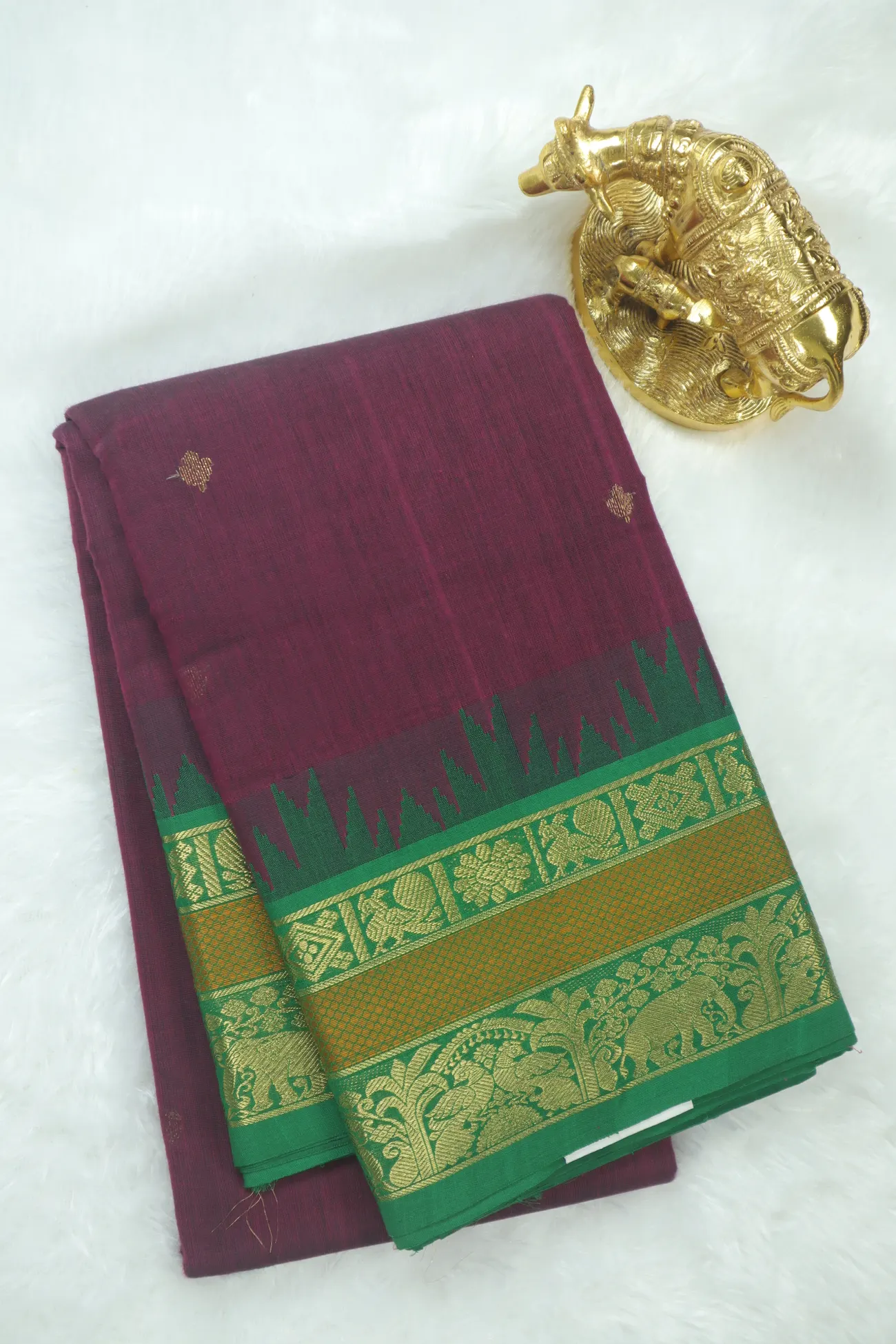 dark-magenta-peacock-kanchi-cotton-sarees-uu004290-a