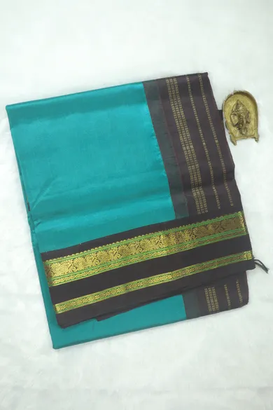 teal-peacock-silk-cotton-saree-sc002885-a
