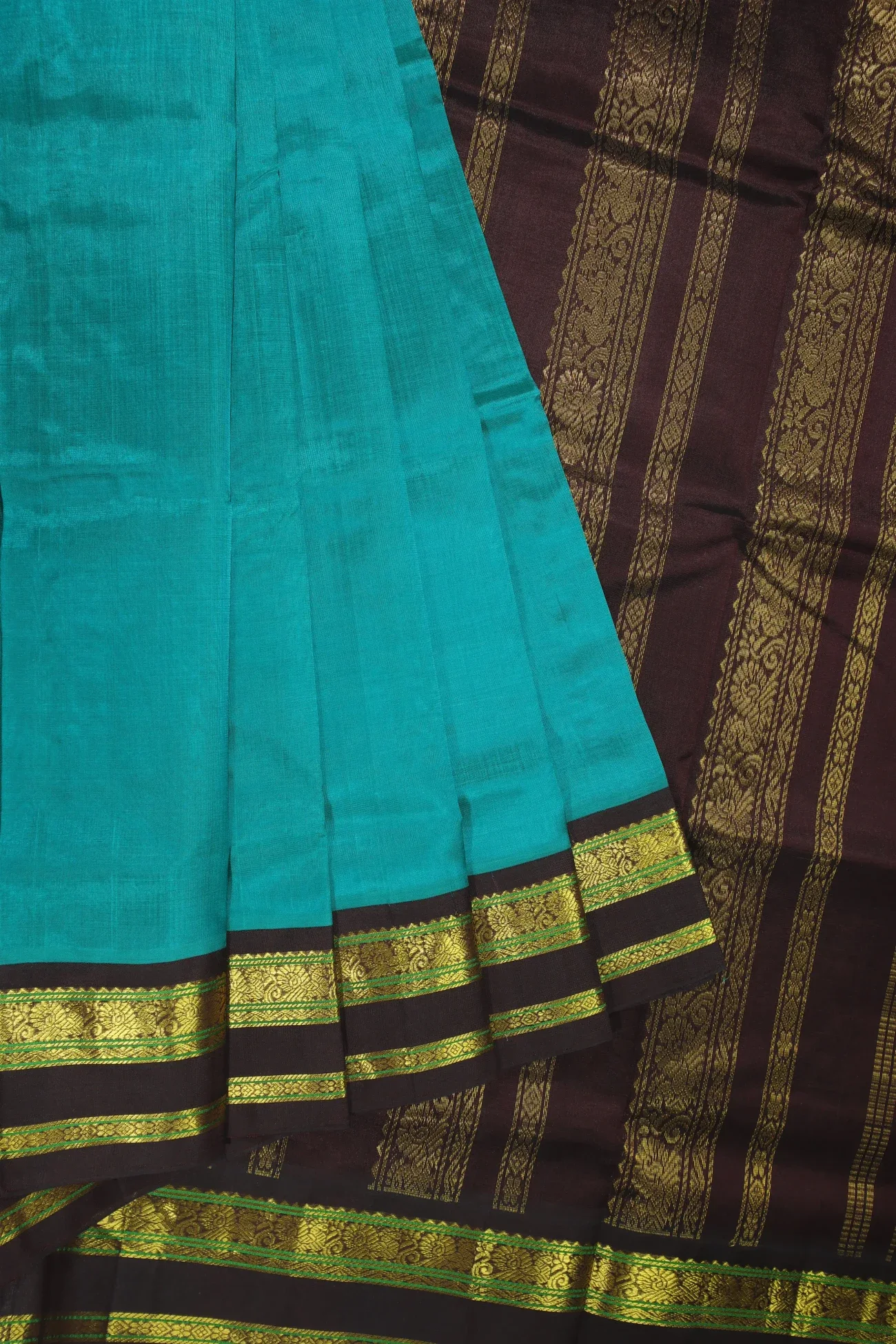 teal-peacock-silk-cotton-saree-sc002885-g
