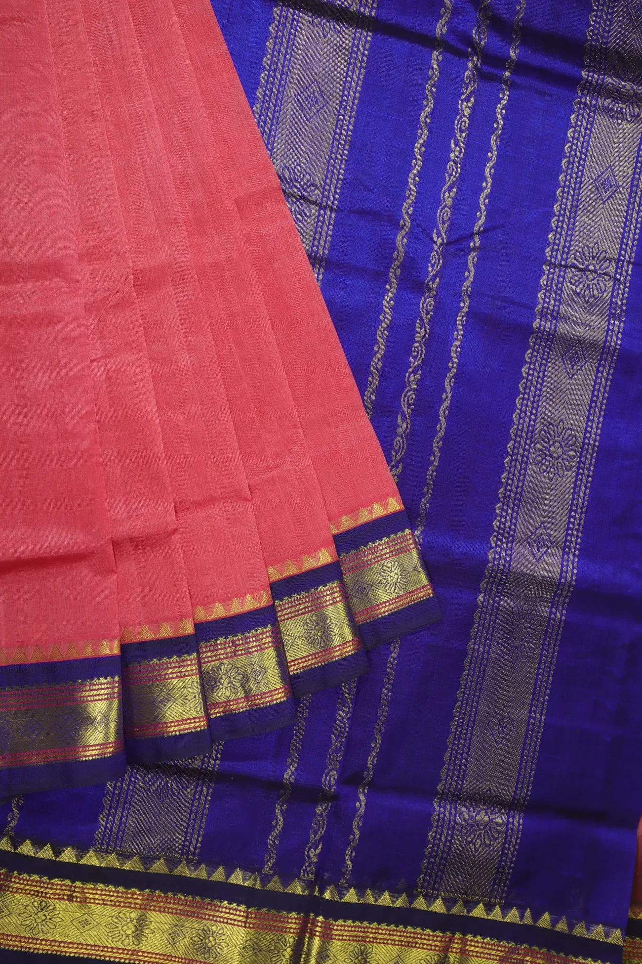 hot-pink-flower-silk-cotton-saree-sc002882-g