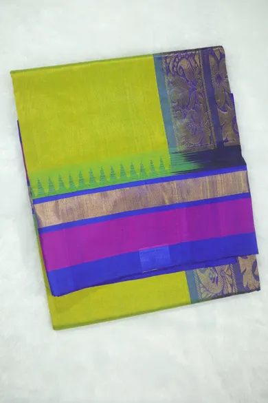 lime-green-oosi-gopuram-silk-cotton-saree-sc002762-a