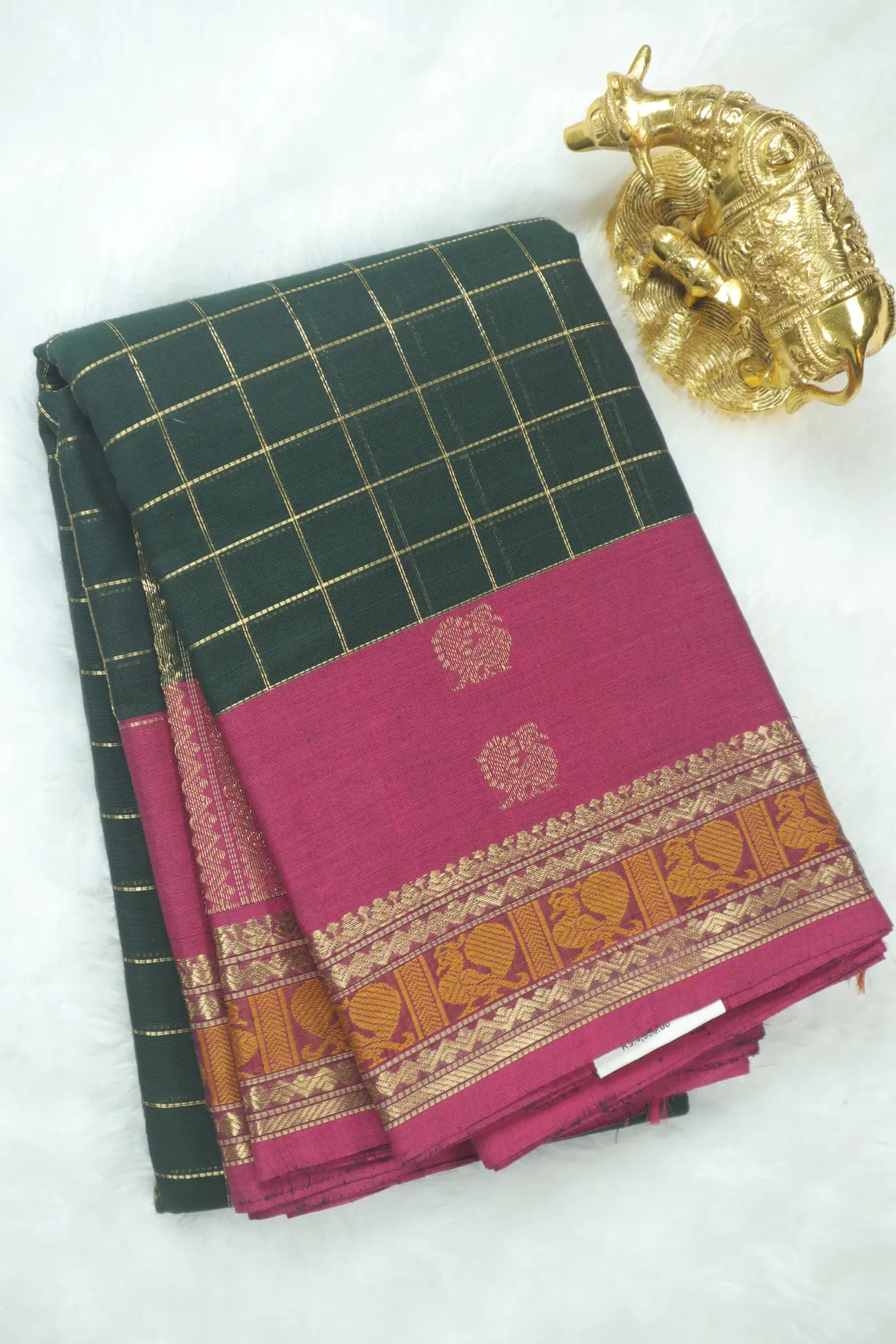 dark-green-peacock-kanchi-cotton-sarees-uu005190-a