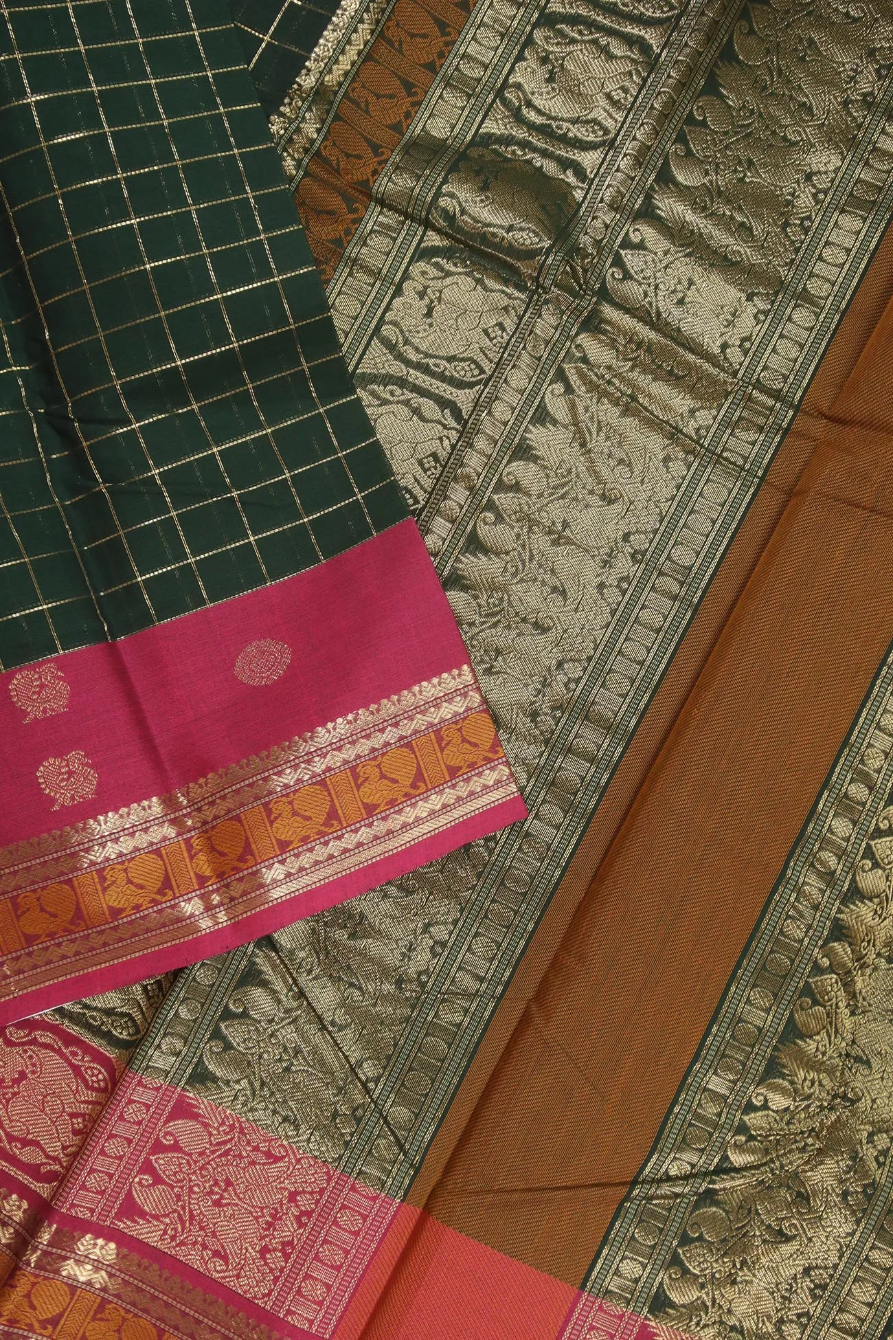 dark-green-peacock-kanchi-cotton-sarees-uu005190-g