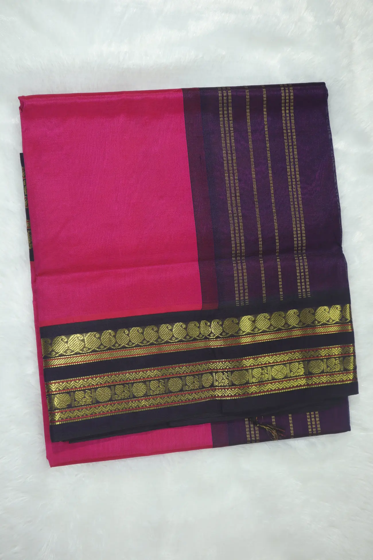 deep-pink-mango-peacock-ruthratcham-silk-cotton-saree-sc002814-a