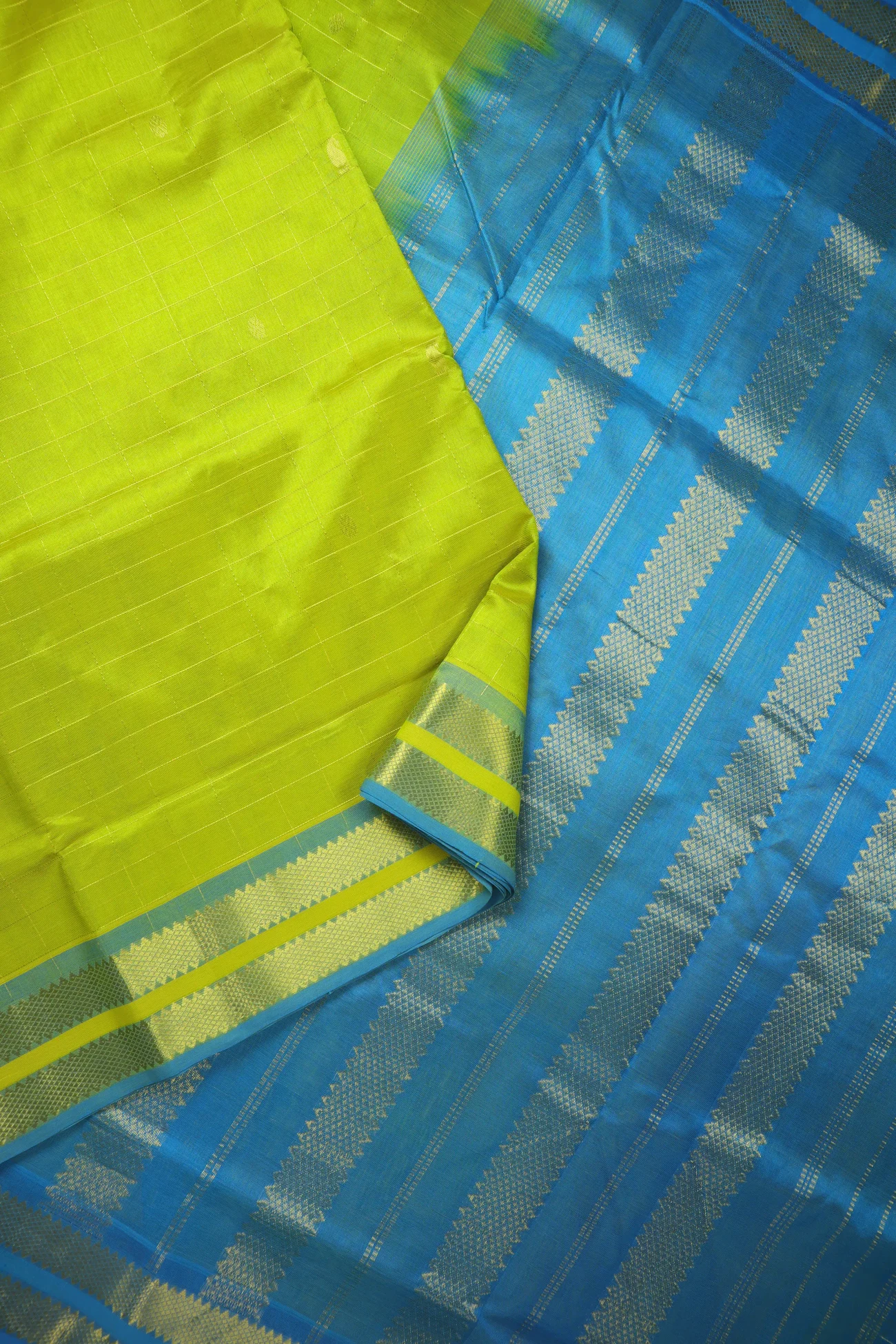 yellow-green-buttas-cotton-silk-sarees-sc003037-b