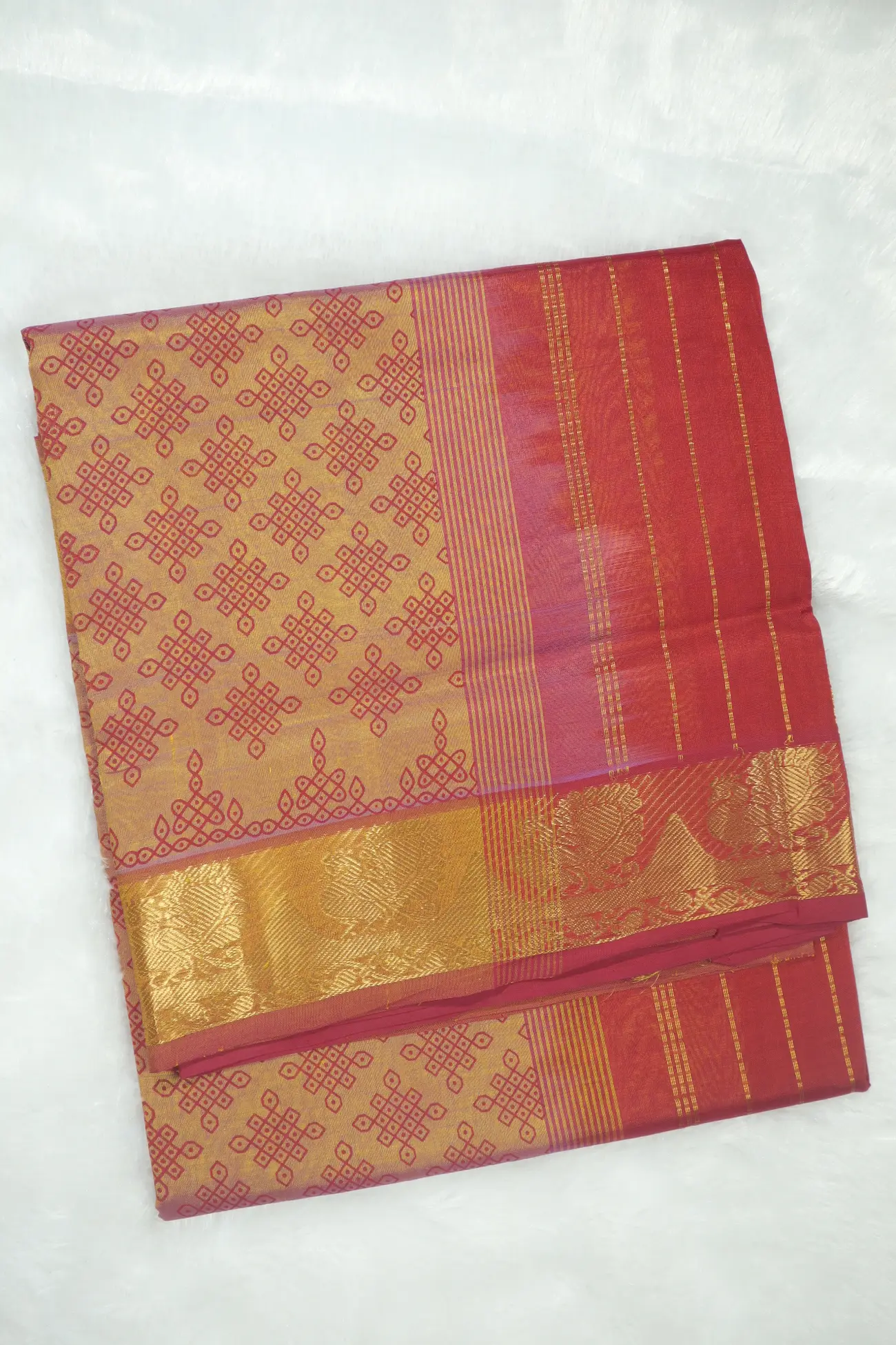 indian-red-peacock-kolam-kanchi-silk-cotton-saree-sc003028-a