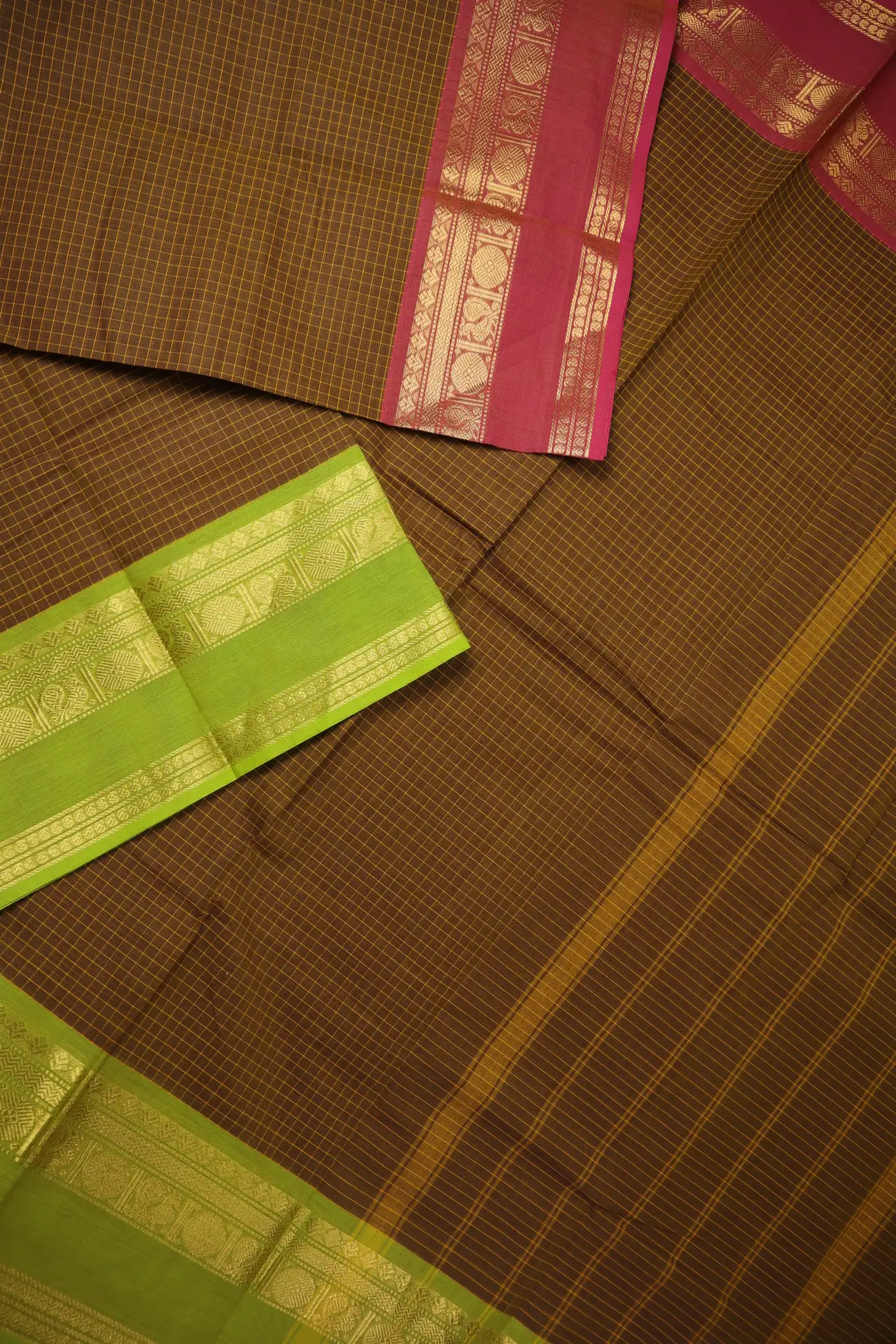brown-mango-checked-saree-ck002792-c