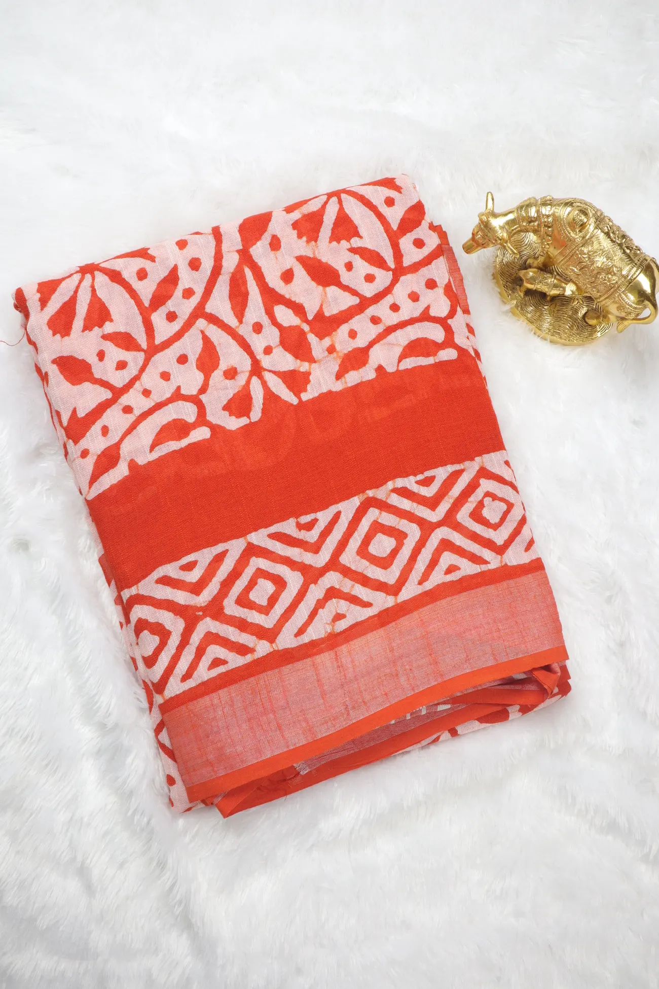 orange-flower-linen-printed-hand-block-printed-saree-lnp000167-a