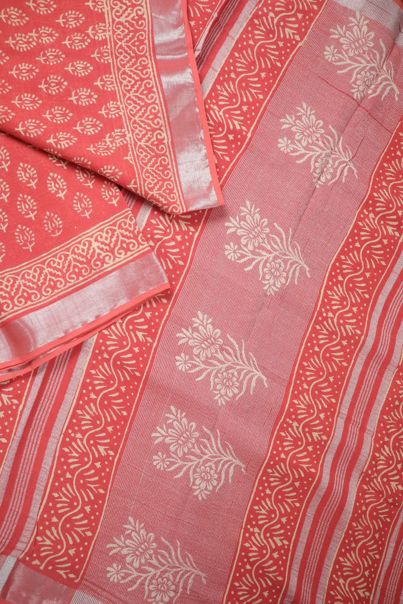 light-coral-flower-linen-printed-hand-block-printed-saree-lnp000180-c