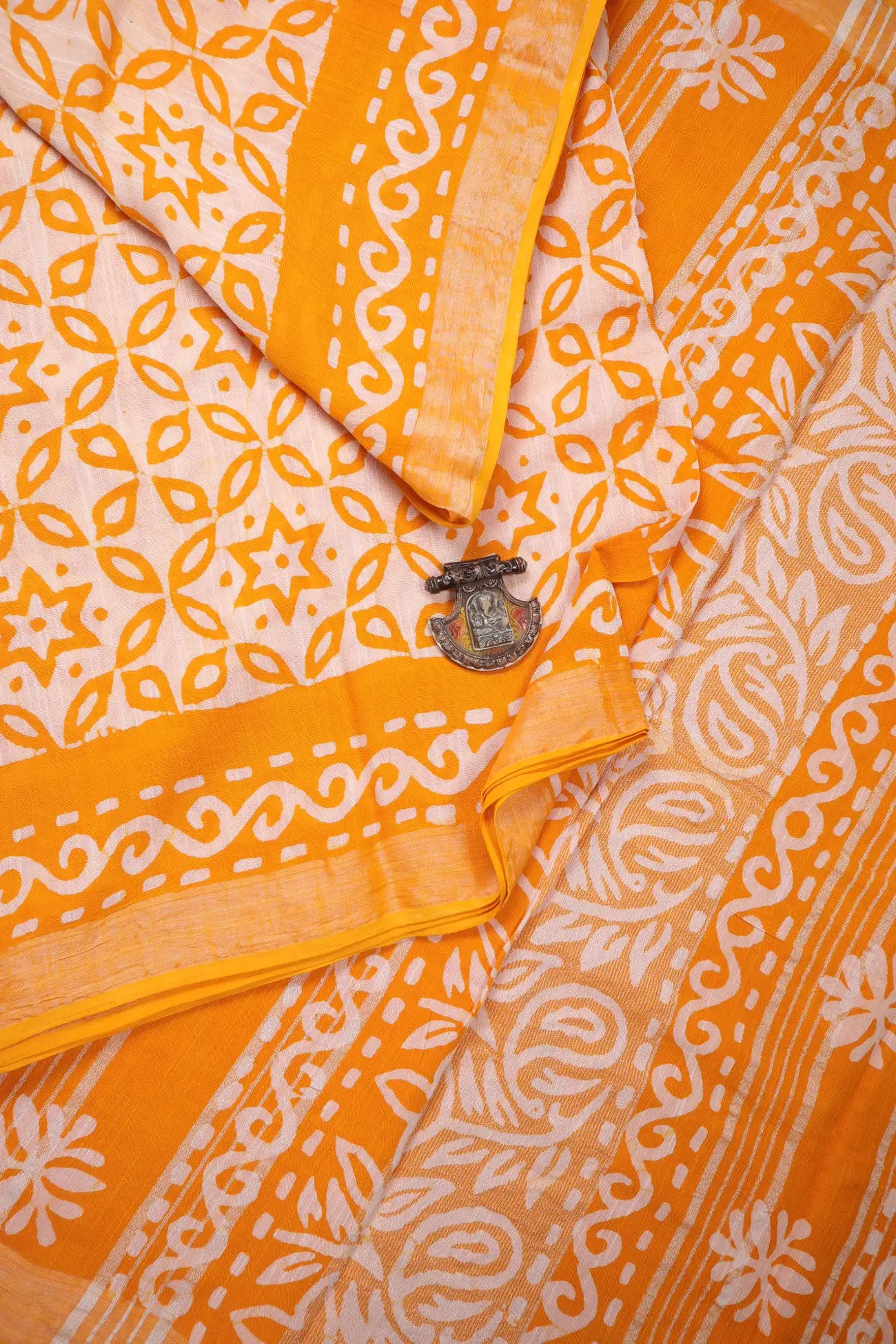 orange-flower-linen-printed-hand-block-printed-saree-lnp000177-b