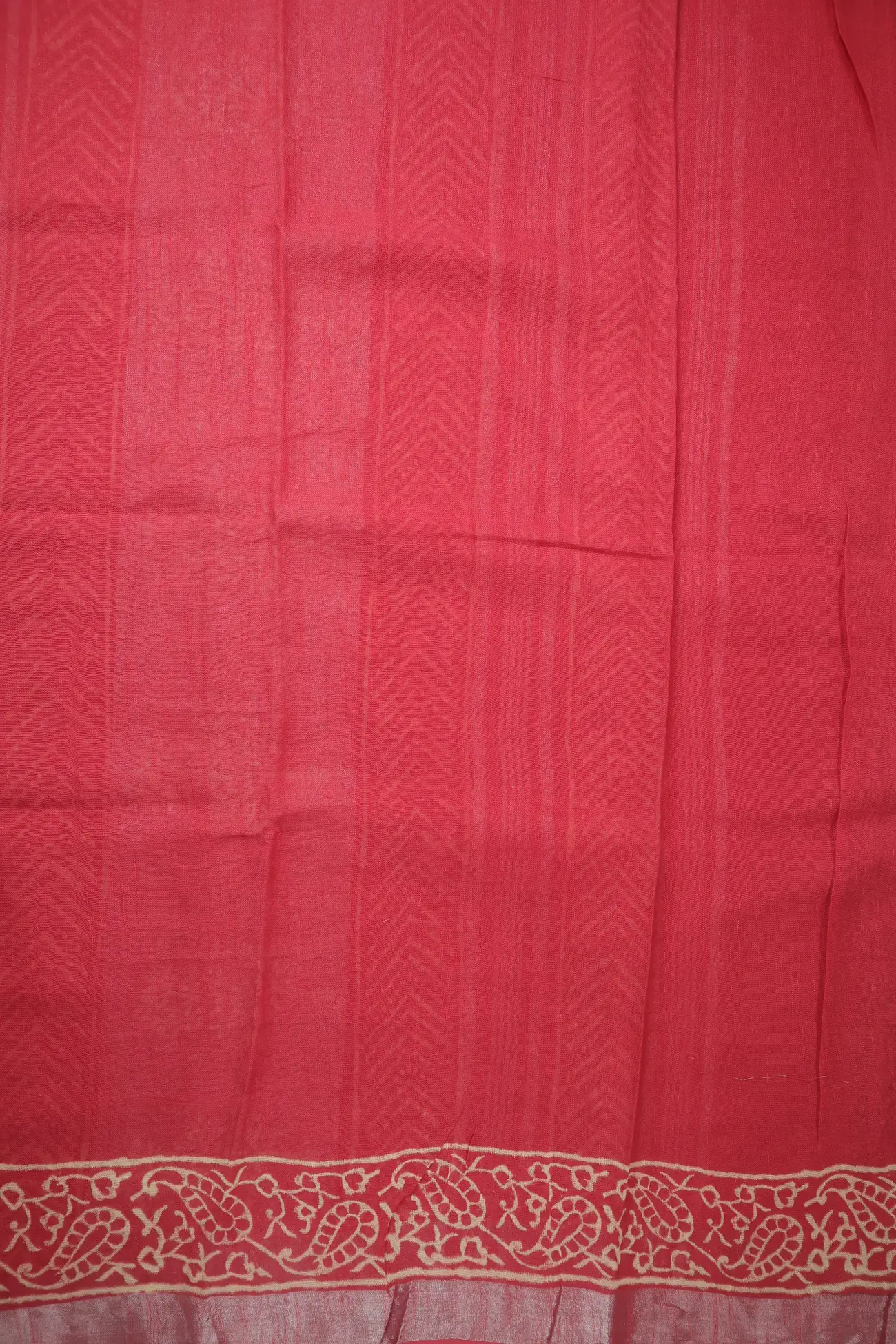 salmon-flower-linen-printed-hand-block-printed-saree-lnp000168-d