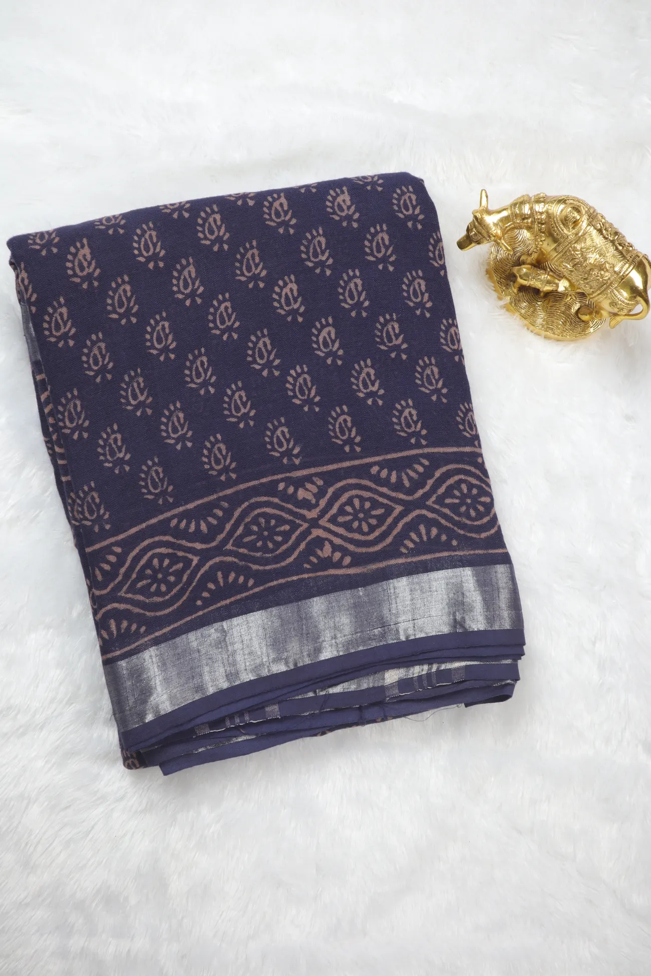 navy-flower-linen-printed-hand-block-printed-saree-lnp000160-a