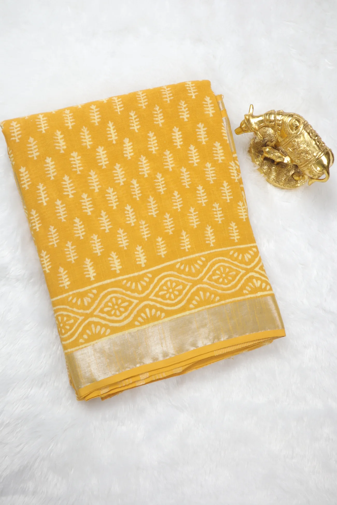 yellow-flower-linen-printed-hand-block-printed-saree-lnp000162-a