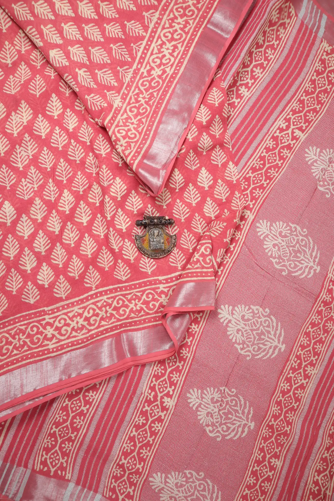 salmon-tree-linen-printed-hand-block-printed-saree-lnp000183-b