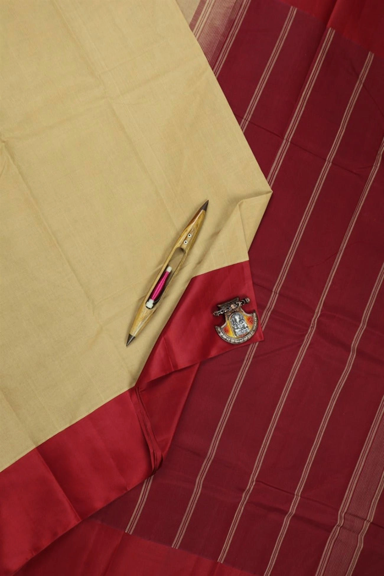 wheat-no-design-gadwal-sarees-sb000038-c
