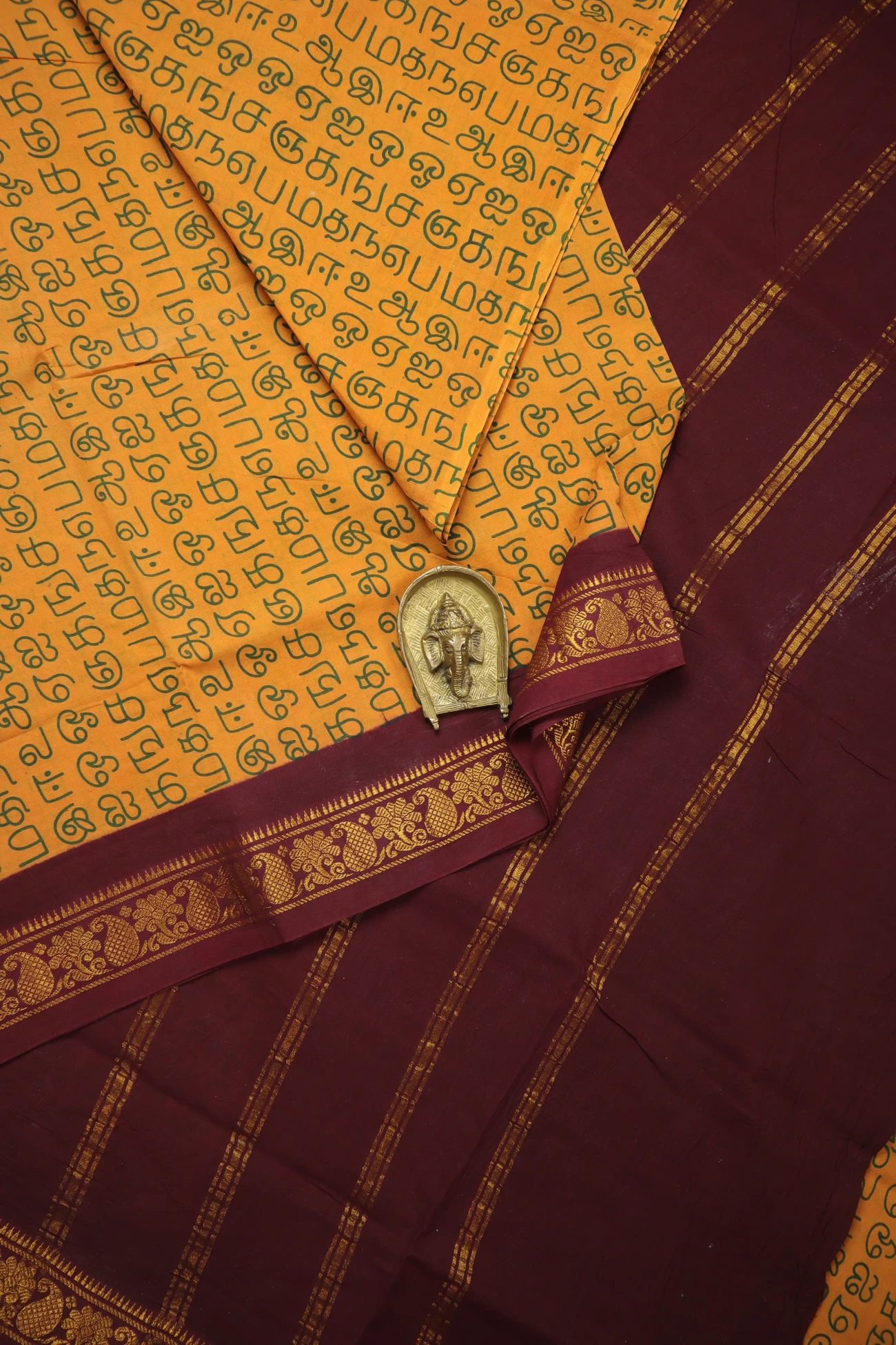 yellow-tamil-alphabets-madurai-sungudi-saree-ss006315-a
