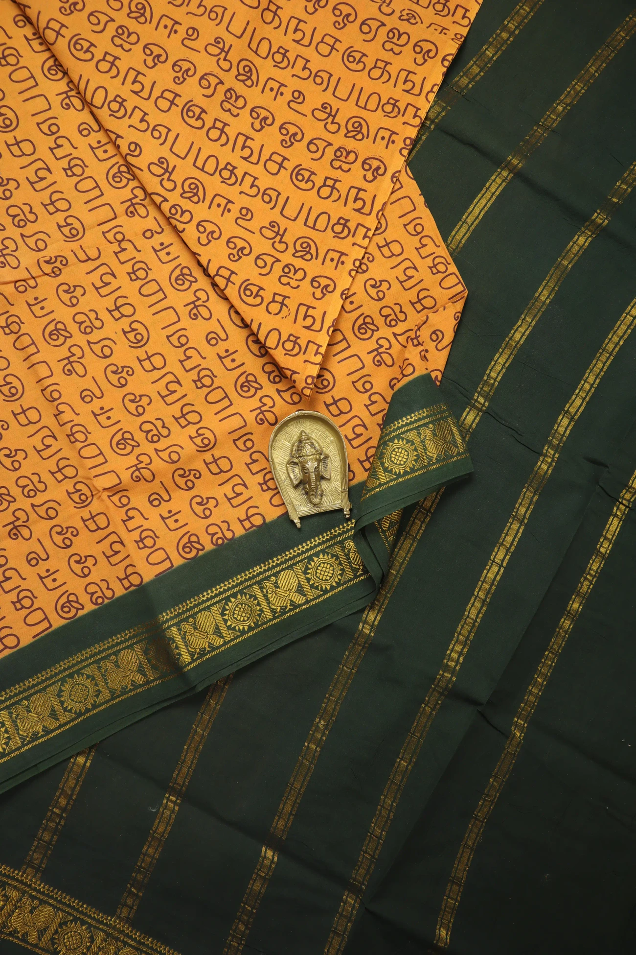 sandy-brown-tamil-alphabets-madurai-sungudi-saree-ss006320-a