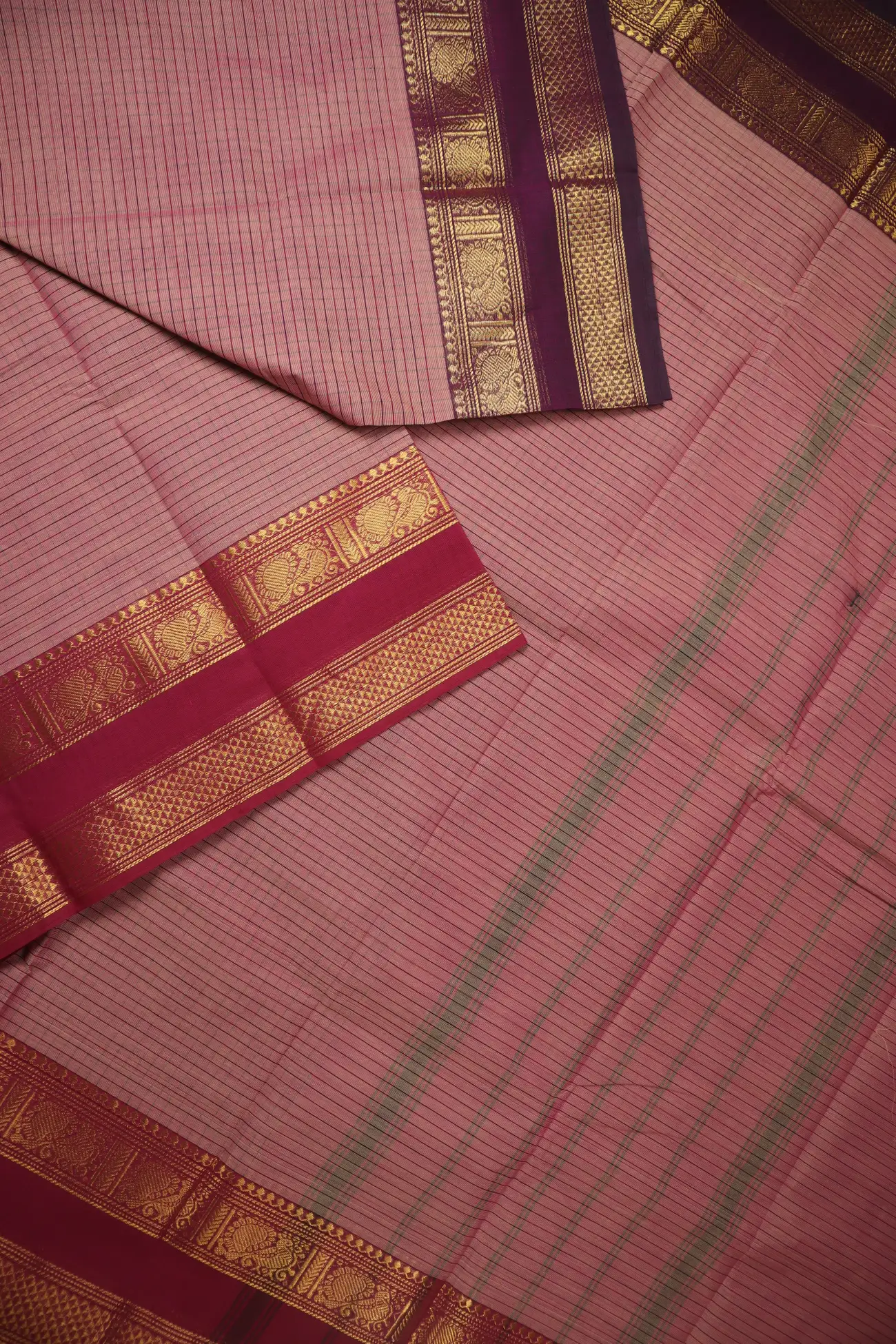 pink-peacock-checked-saree-ck002793-2-c