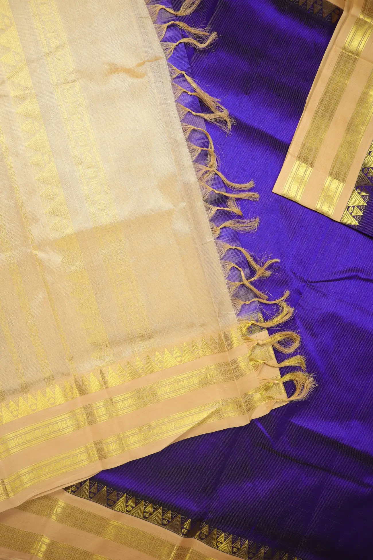 indigo-vaira-oosi-diamond-needle-cotton-silk-saree-sc003045-b