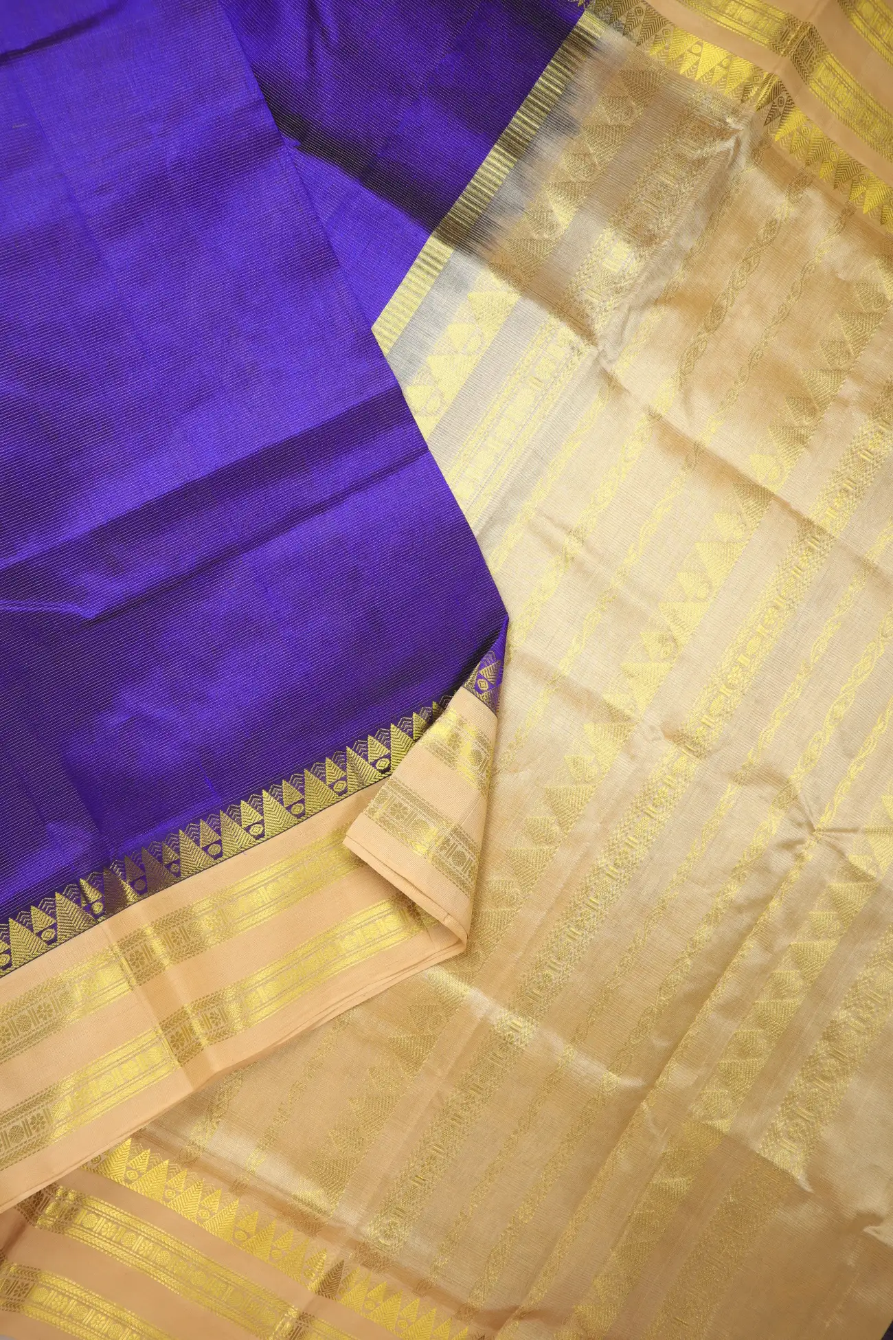 indigo-vaira-oosi-diamond-needle-cotton-silk-saree-sc003045-c