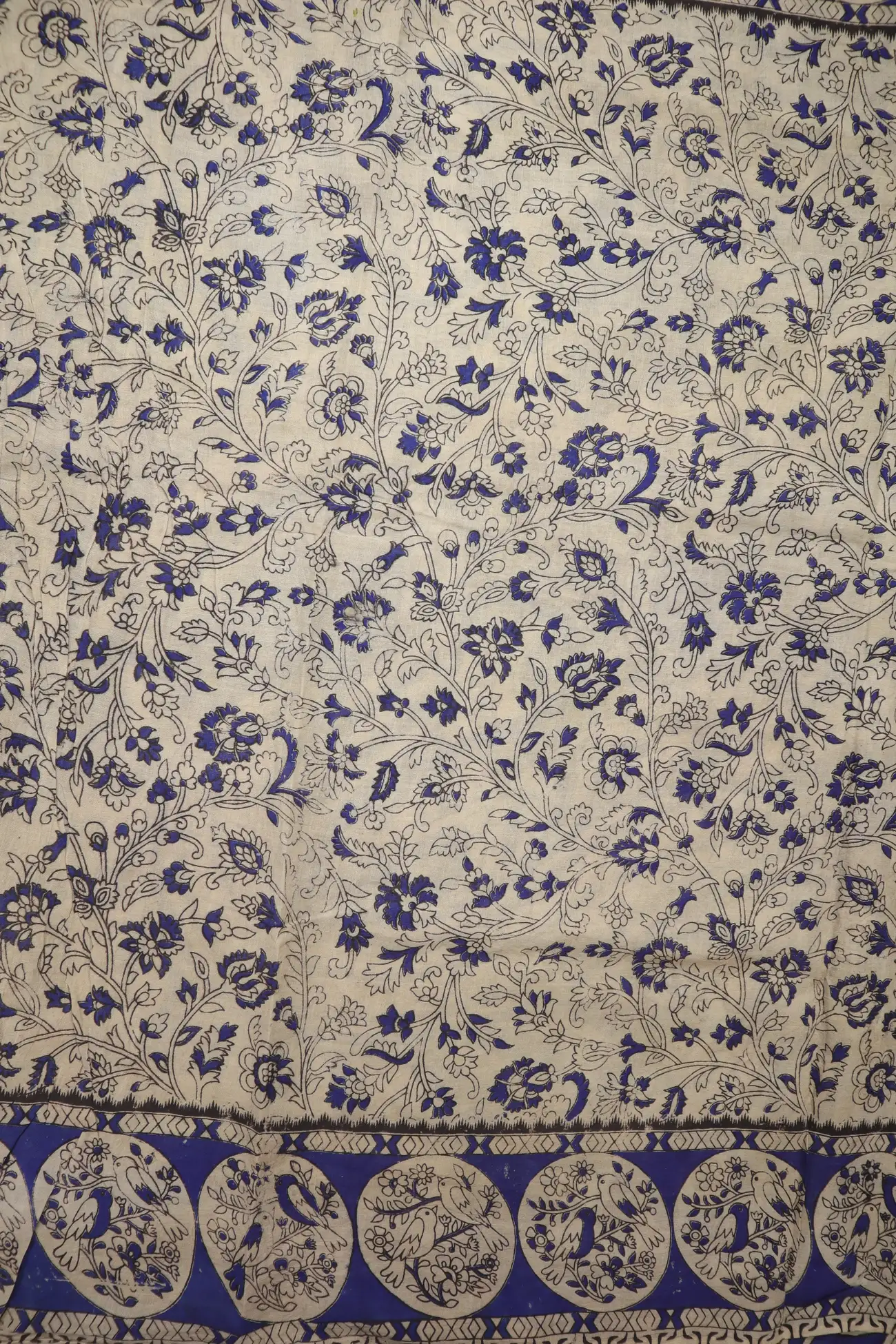 green-bird-flower-kalamkari-saree-kk001367-d