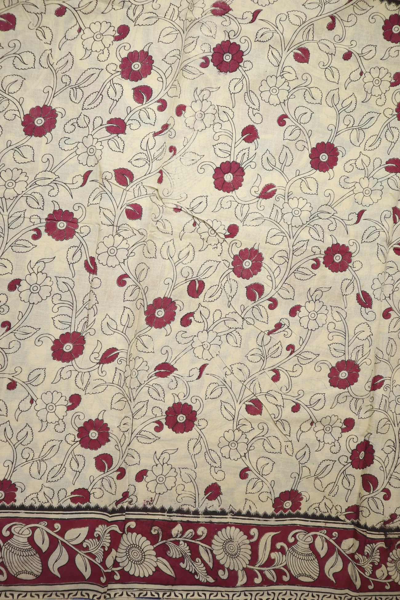wheat-flower-kalamkari-saree-kk001384-d
