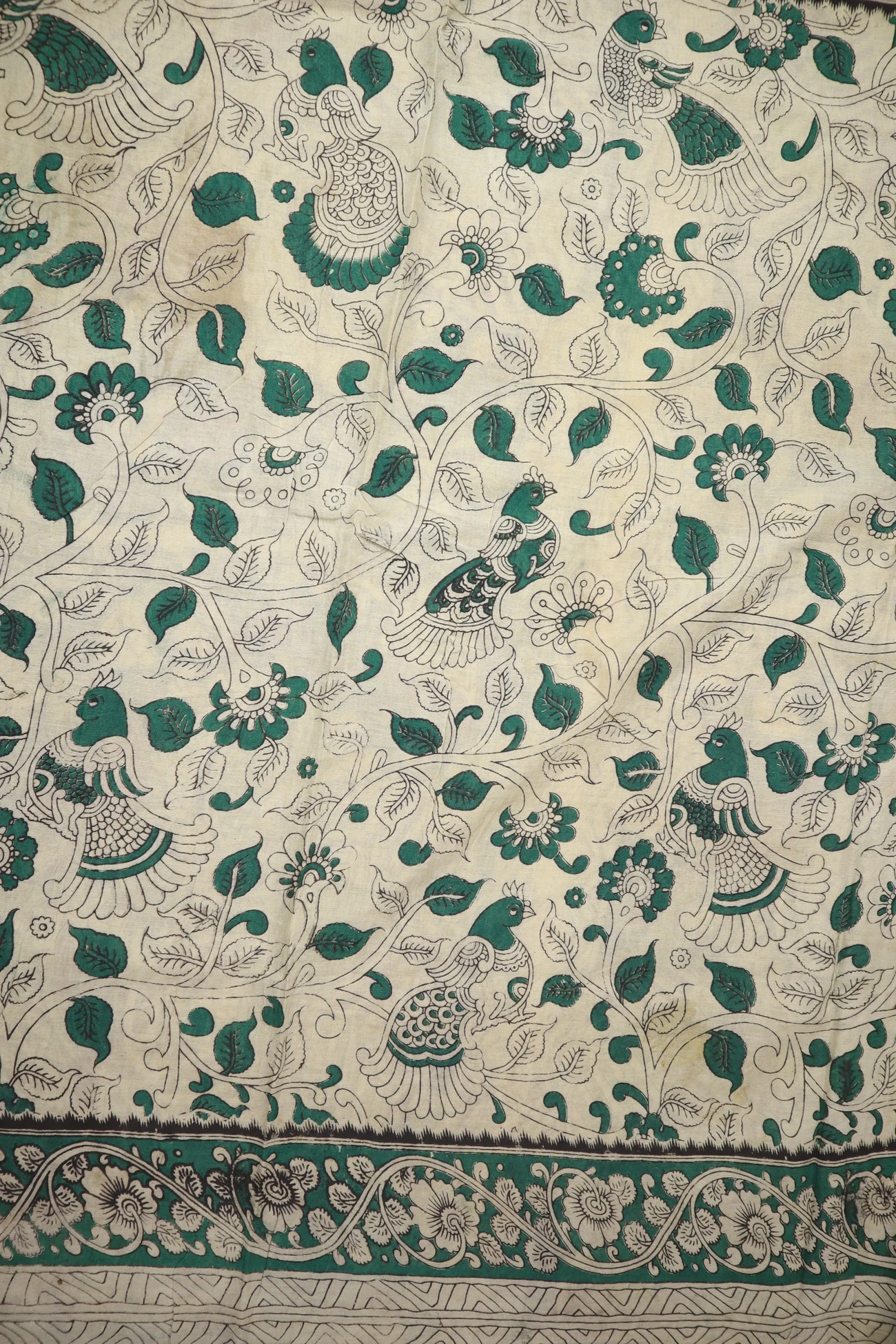 wheat-flower-kalamkari-saree-kk001385-d