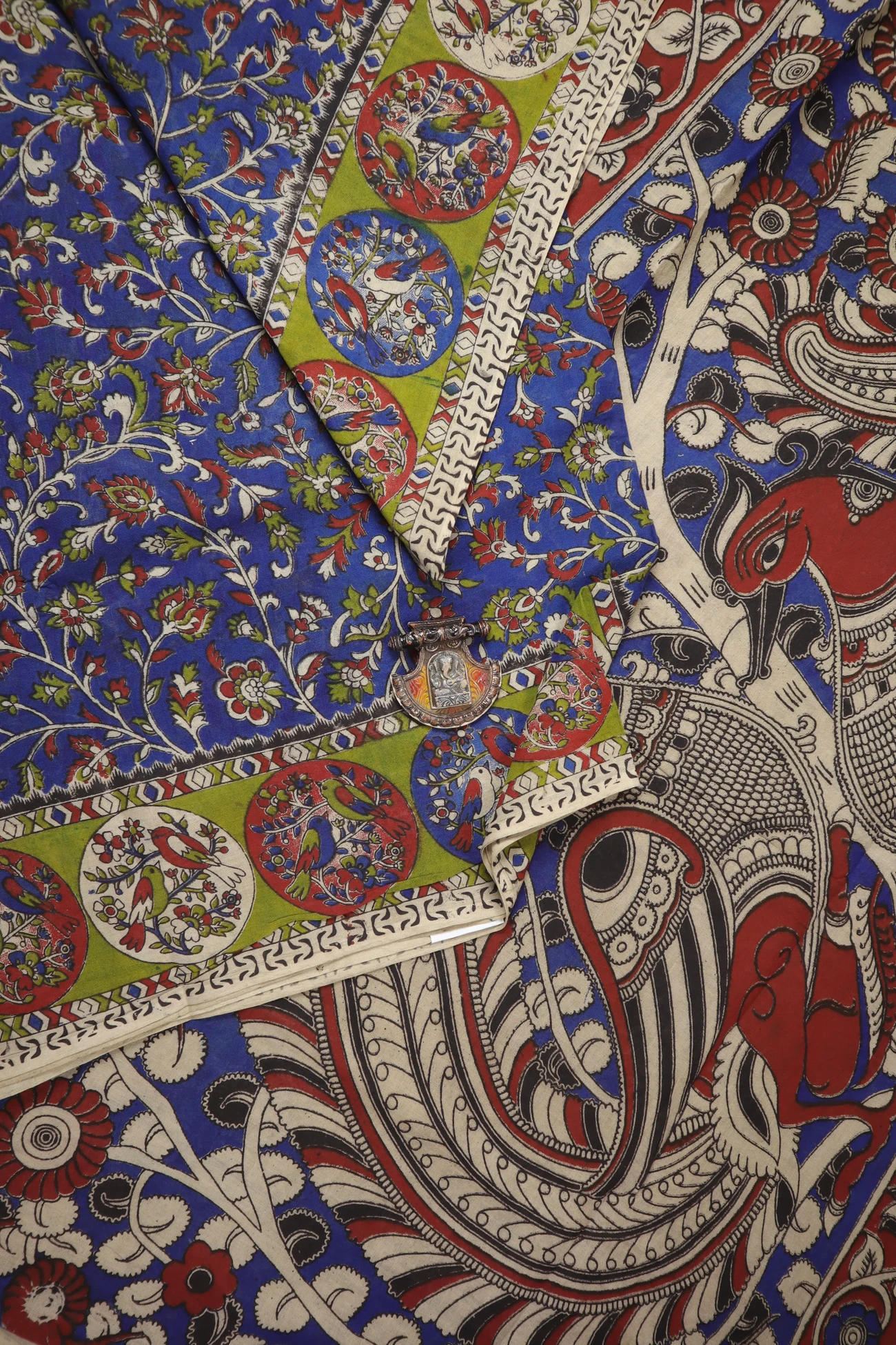 navy-bird-kalamkari-saree-kk001390-a
