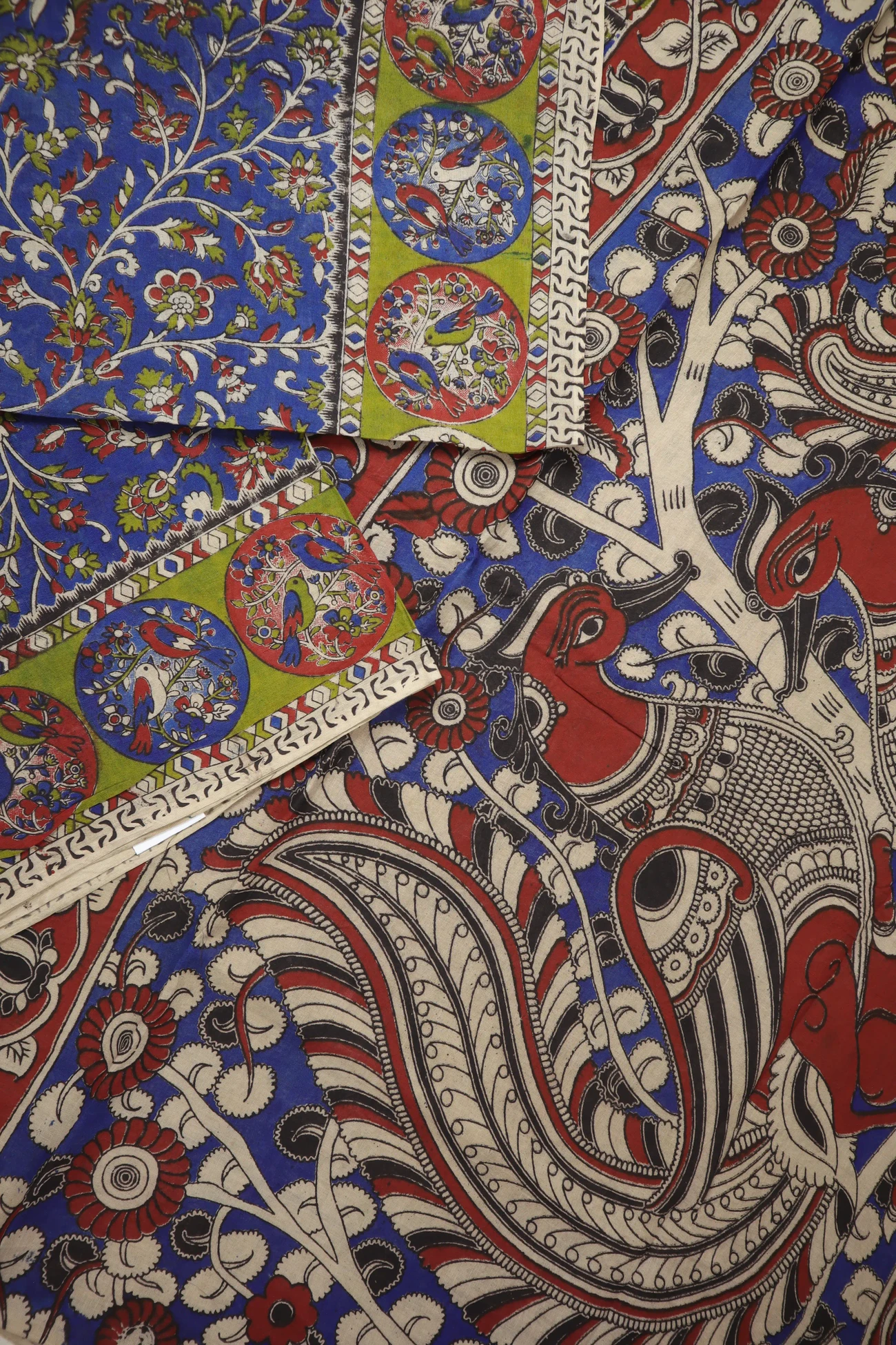 navy-bird-kalamkari-saree-kk001390-b