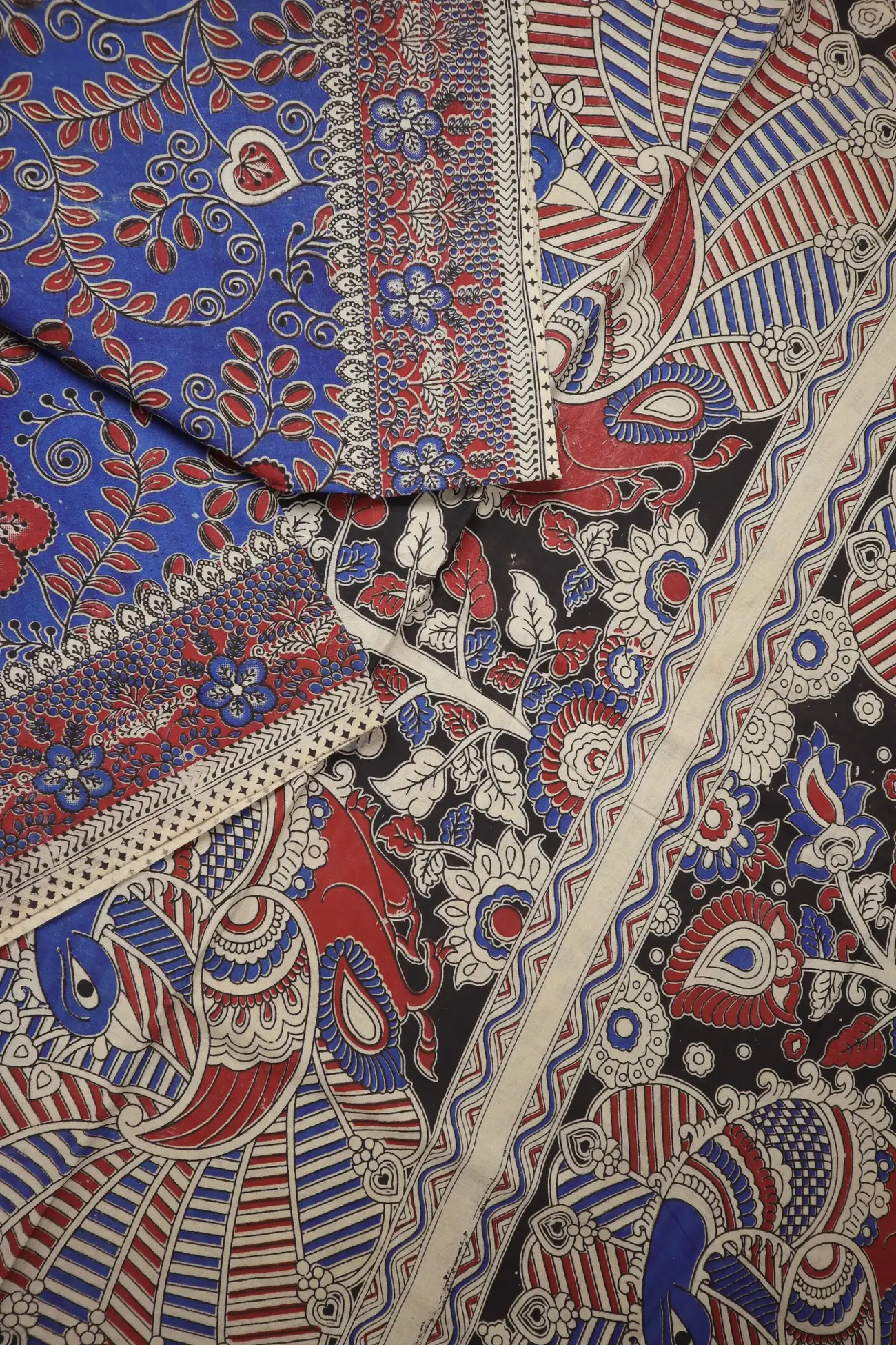 navy-flower-kalamkari-saree-kk001320-b