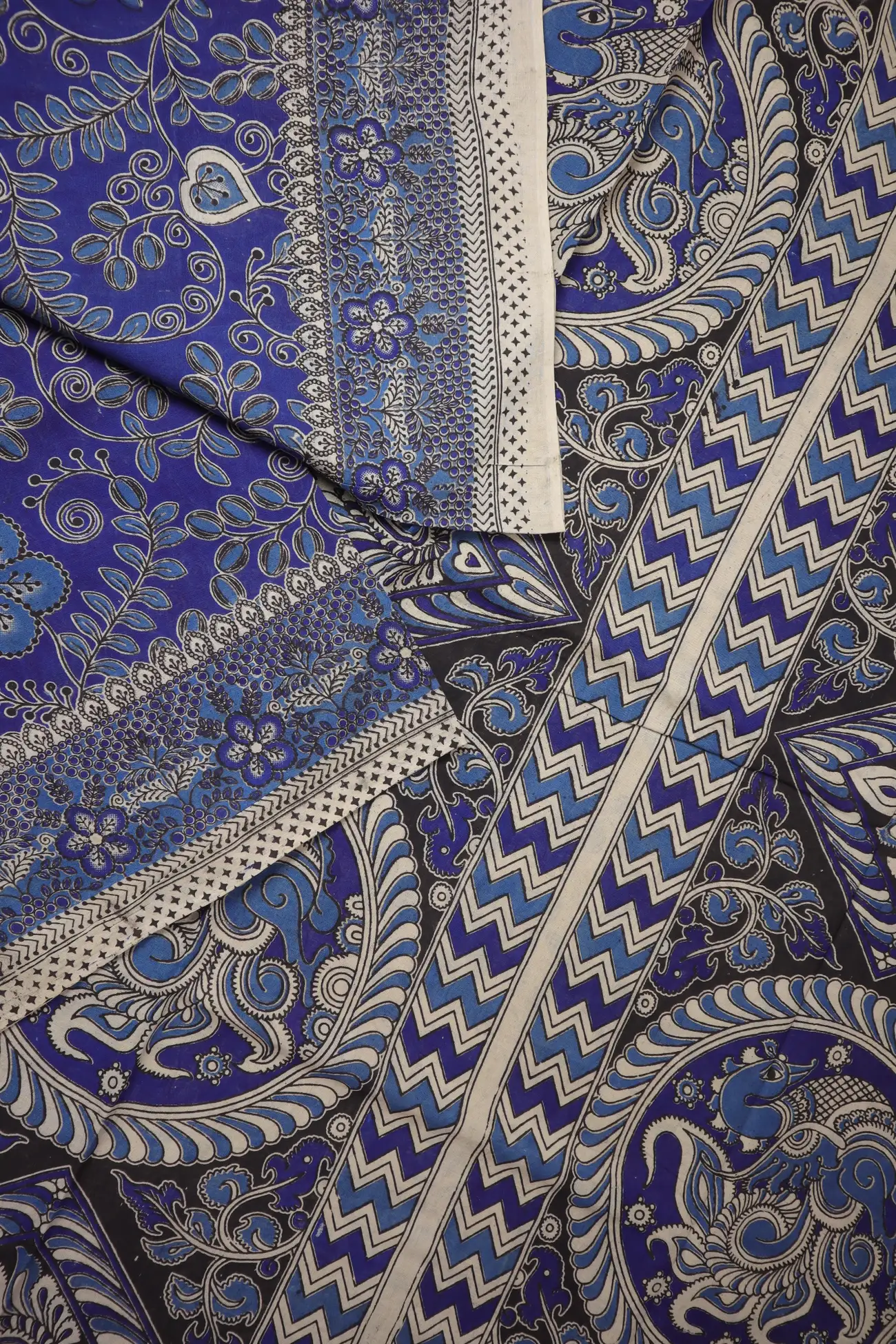 navy-flower-kalamkari-saree-kk001319-b