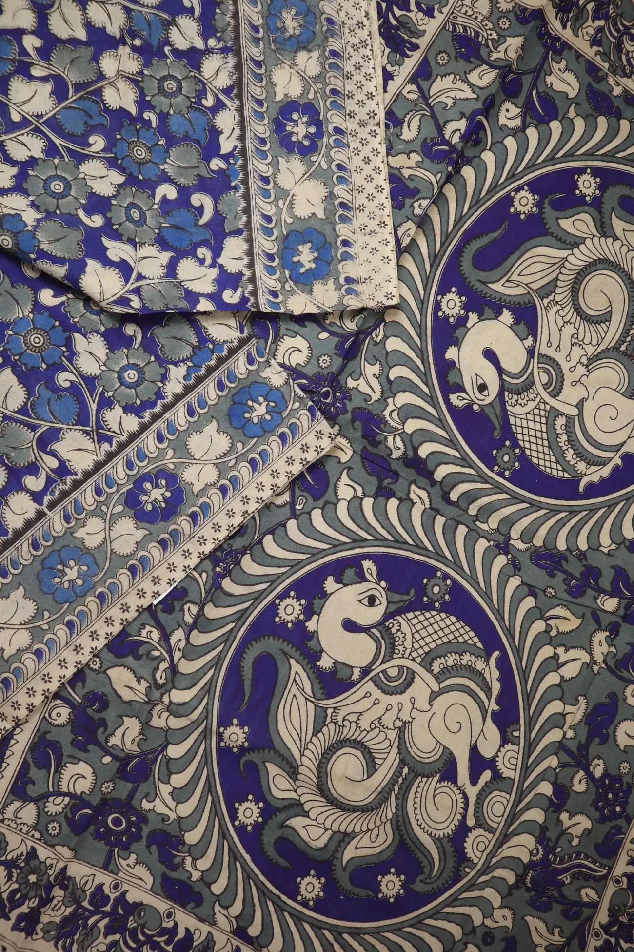 navy-flower-kalamkari-saree-kk001368-b